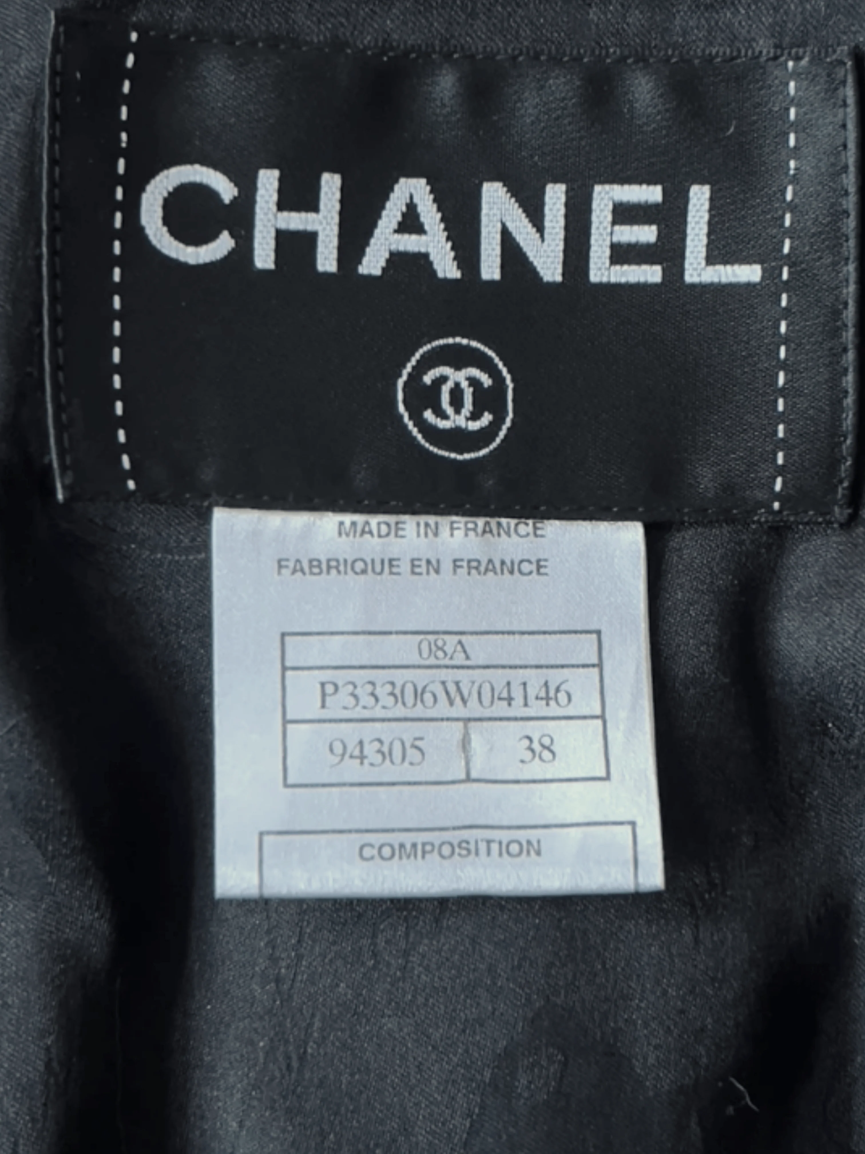 Chanel Pre-Fall 2008 by Karl Lagerfeld Black Silk Bow Wool Jacket - Image 6