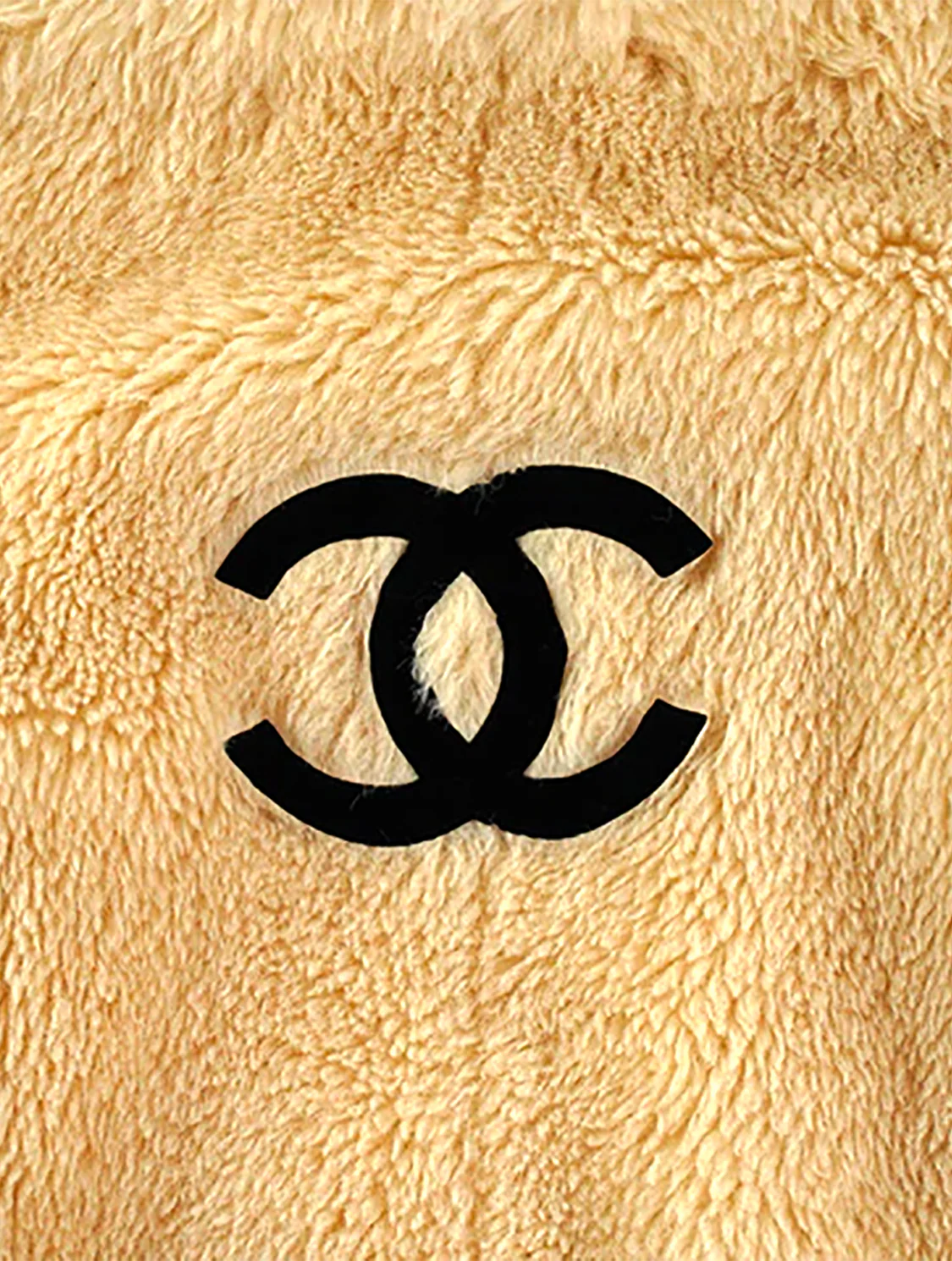 Chanel Rare Alpaca Fur 1994 Fuzzy CC Jacket - Image 4