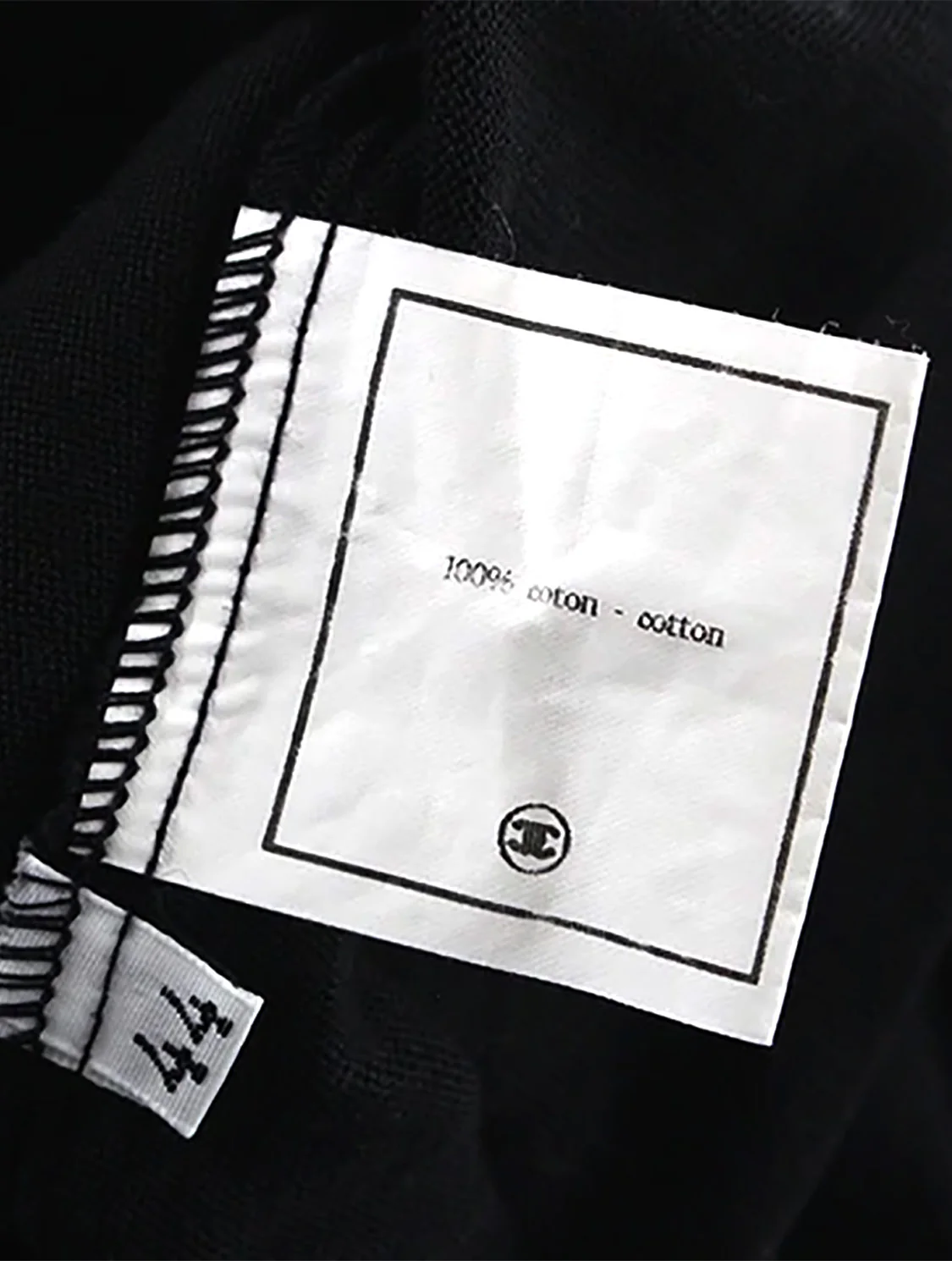 Chanel Sheer Rare Knit Black Tank - Image 5