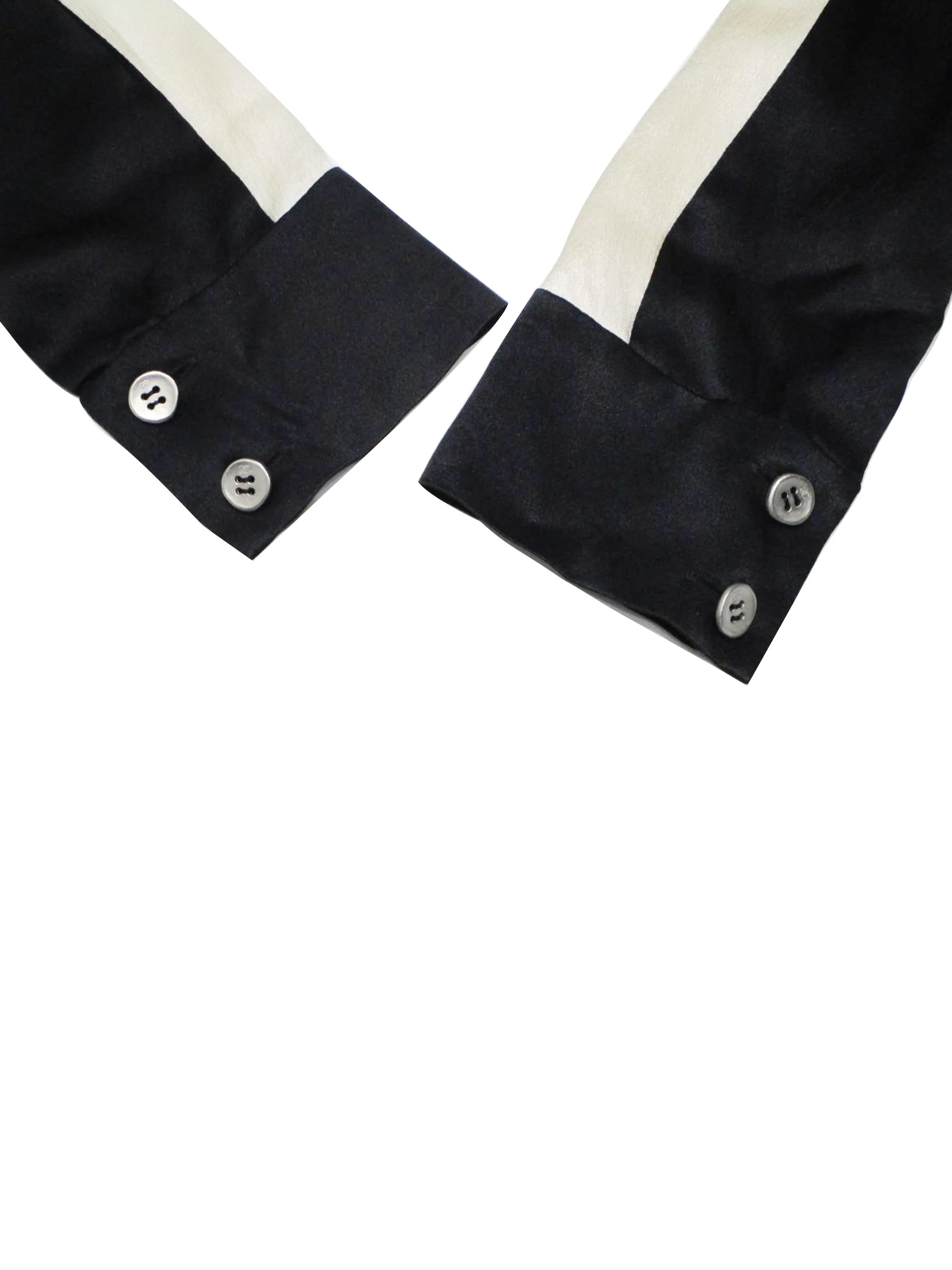 Chanel Silk Black and White Shirt - Image 4