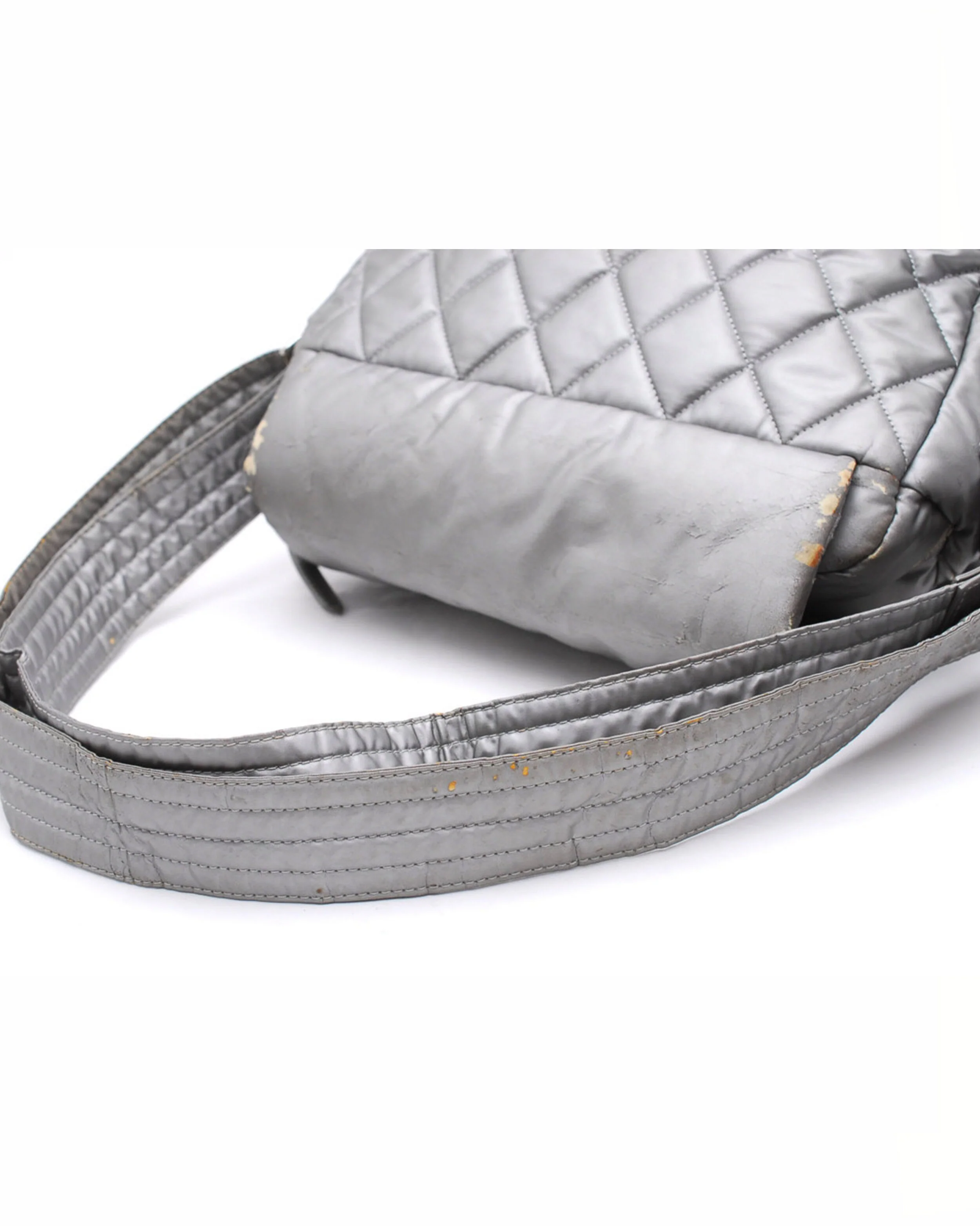 Chanel Silver Sports Messenger Bag - Image 4