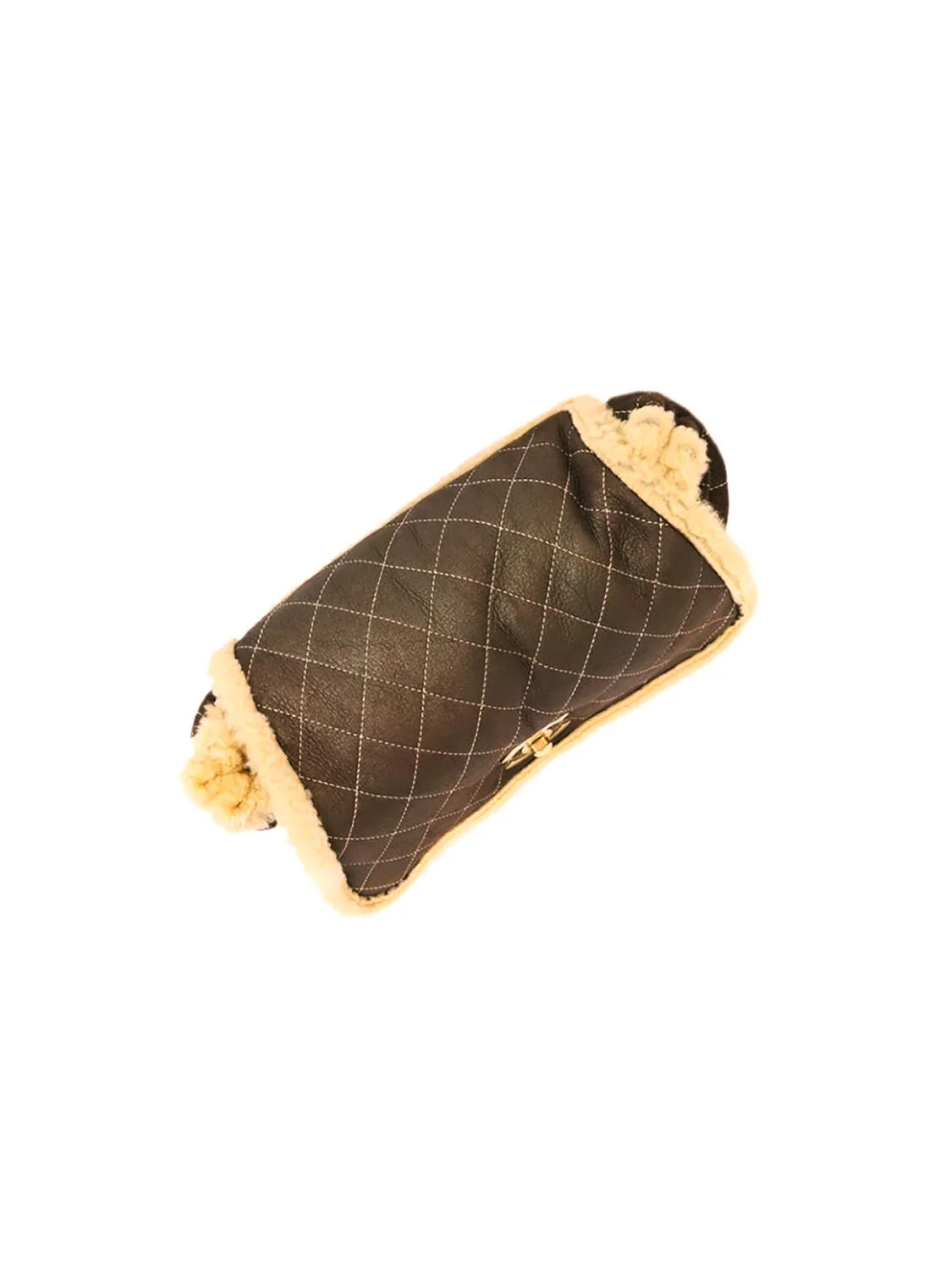 Chanel Soft Mouton Brown Flap - Image 3