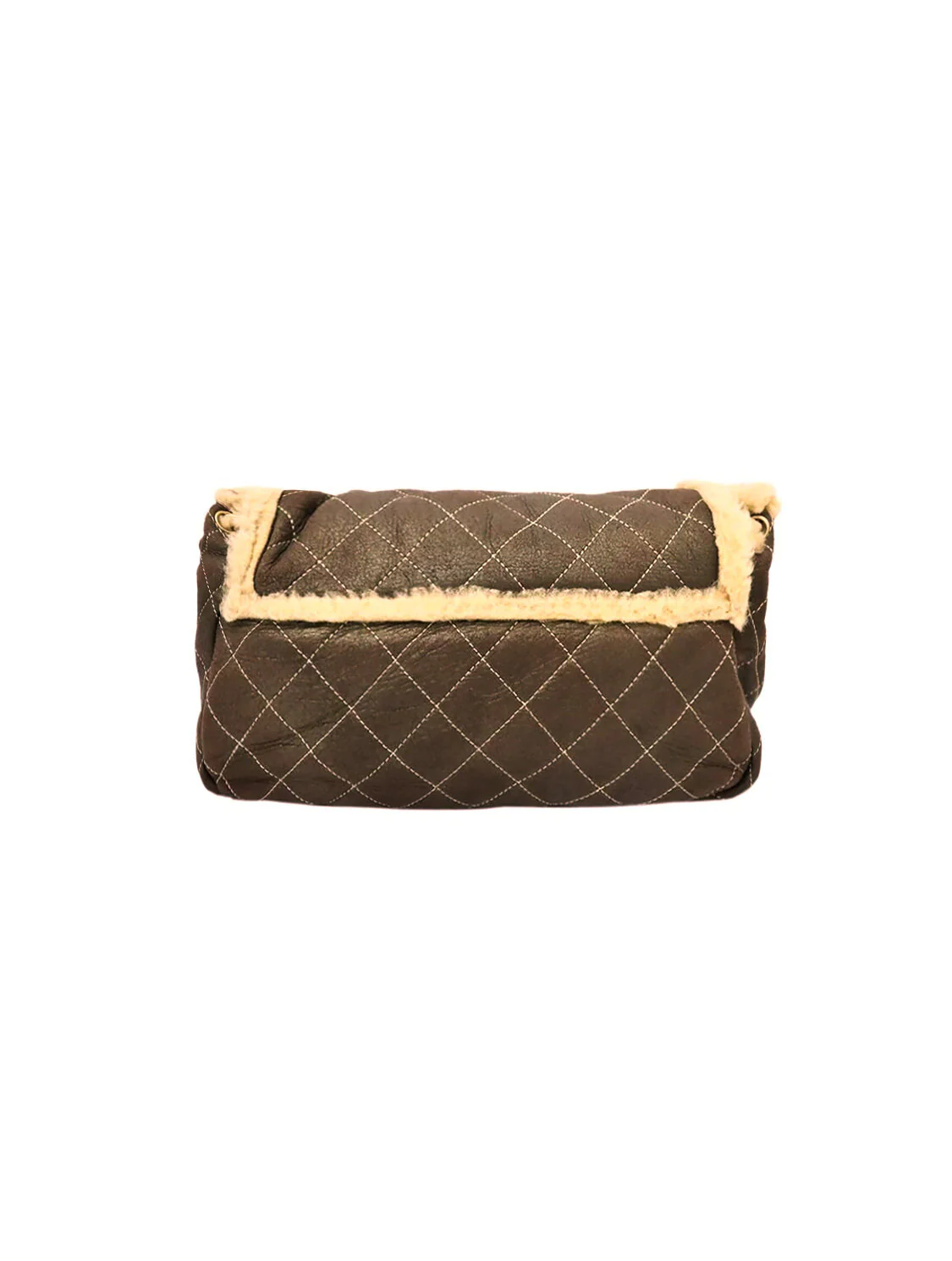 Chanel Soft Mouton Brown Flap - Image 4