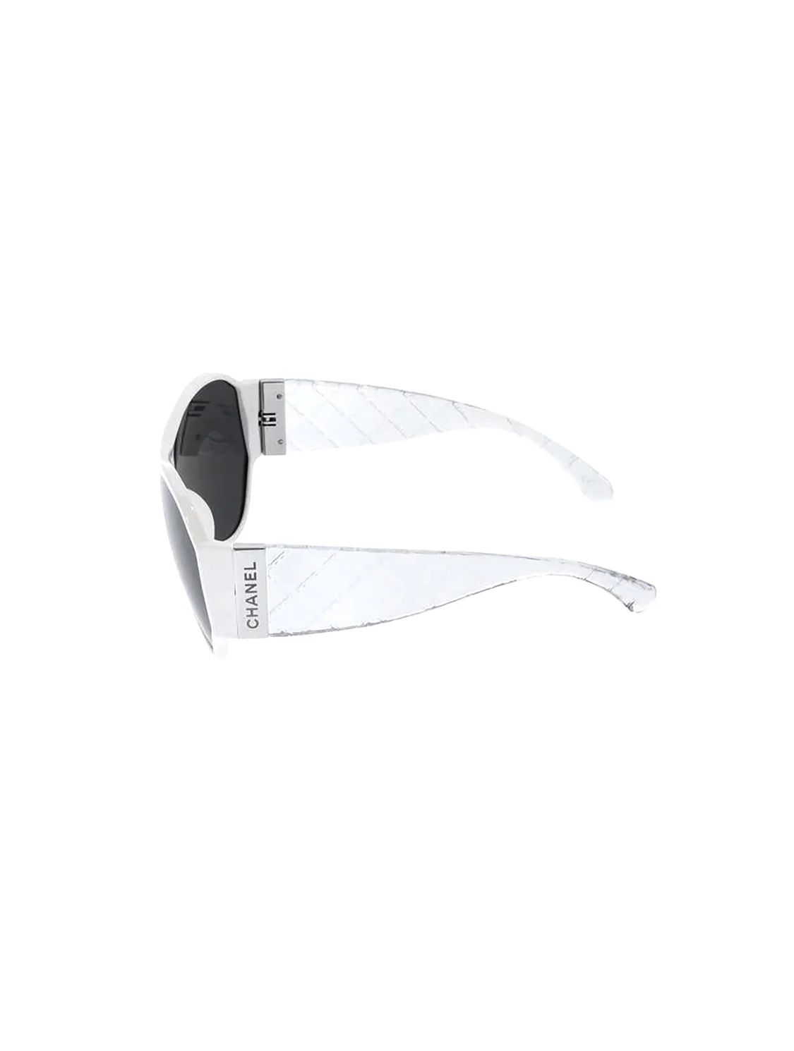Chanel Sport White Visor Sunglasses - Image 2