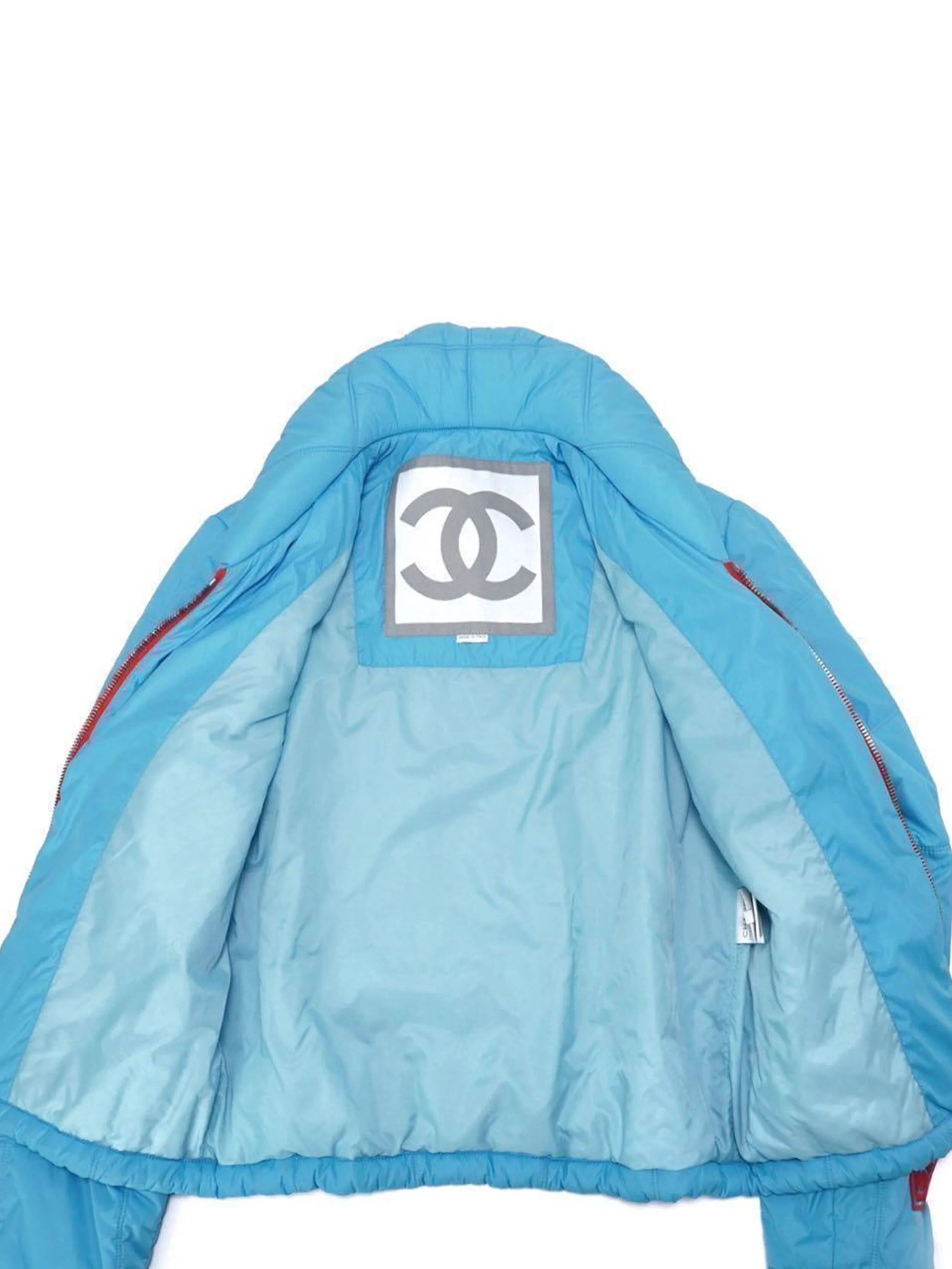 Chanel 2002 Sports Baby Blue Jacket - Image 4