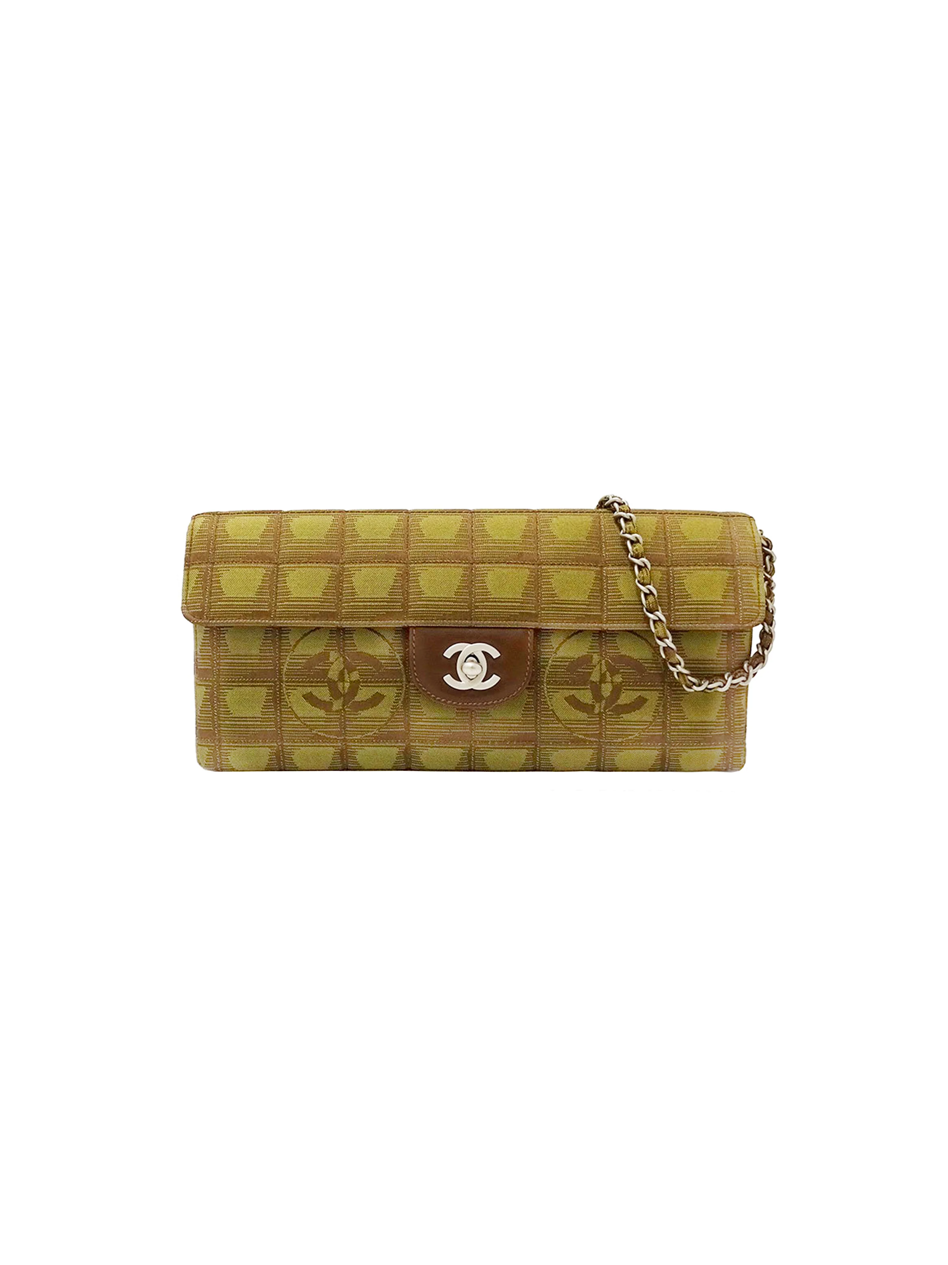 Chanel Sports Dark Green Nylon Flap