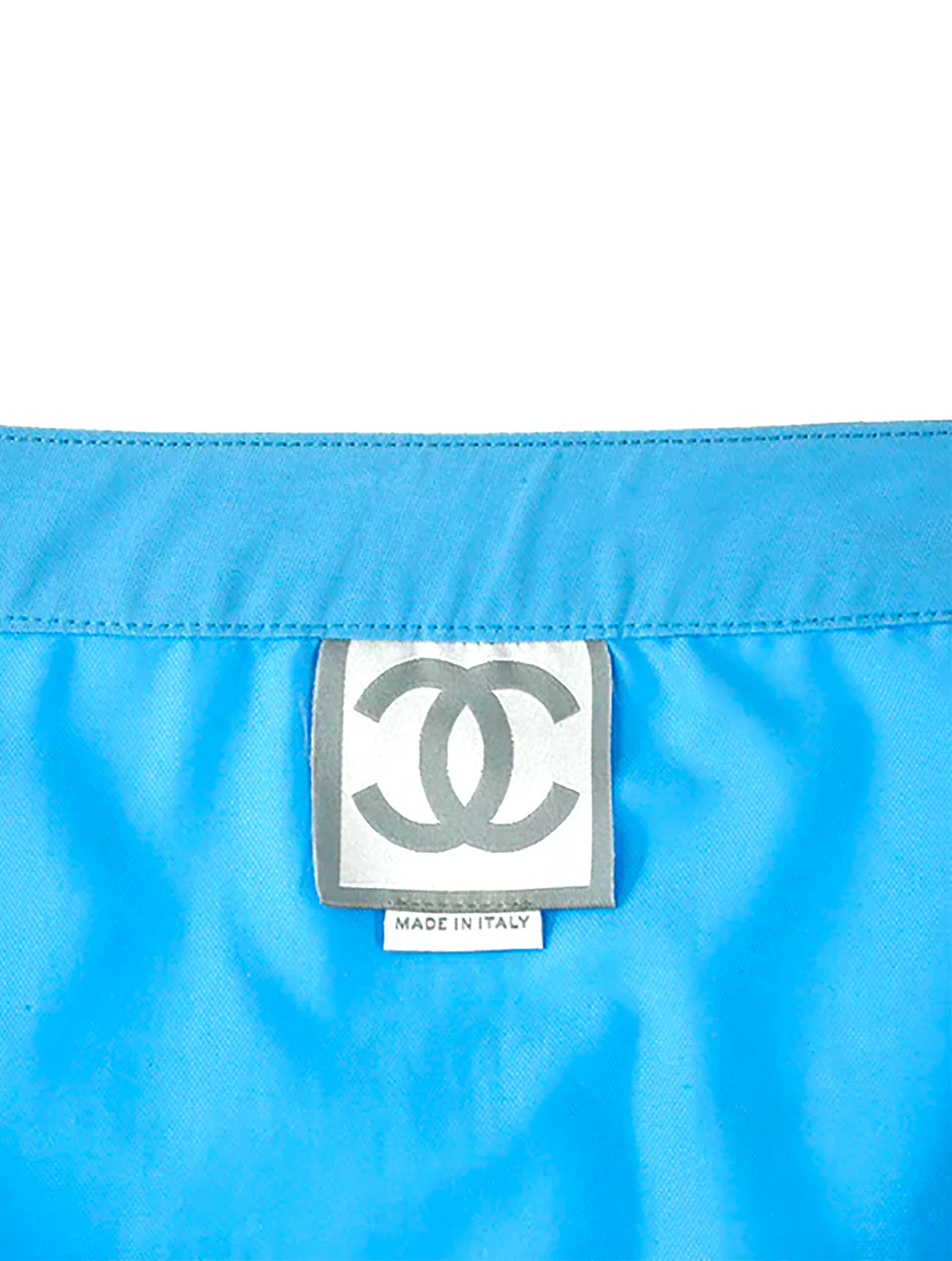Chanel Sports Rare Blue Nylon Skirt - Image 3