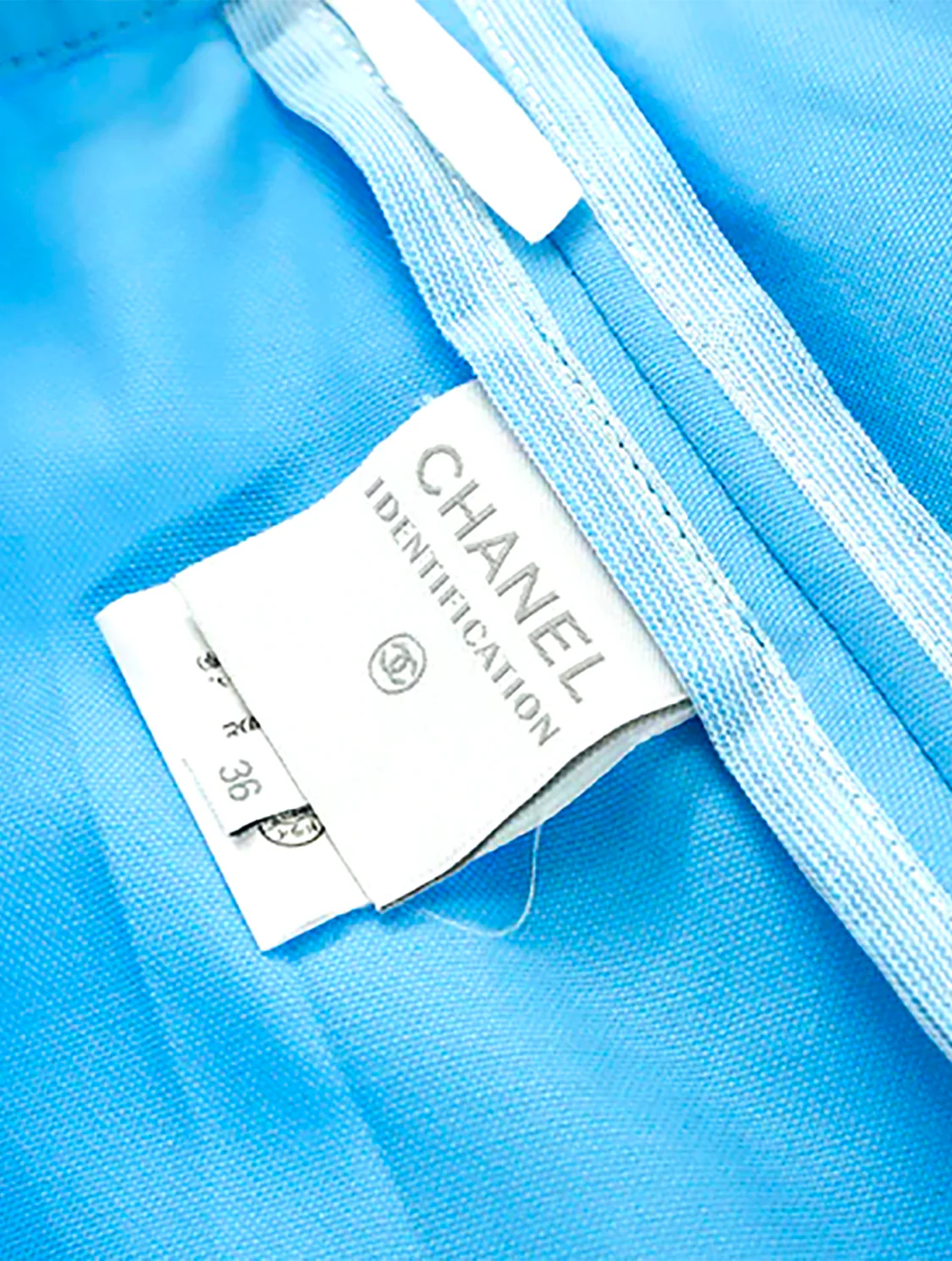 Chanel Sports Rare Blue Nylon Skirt - Image 4
