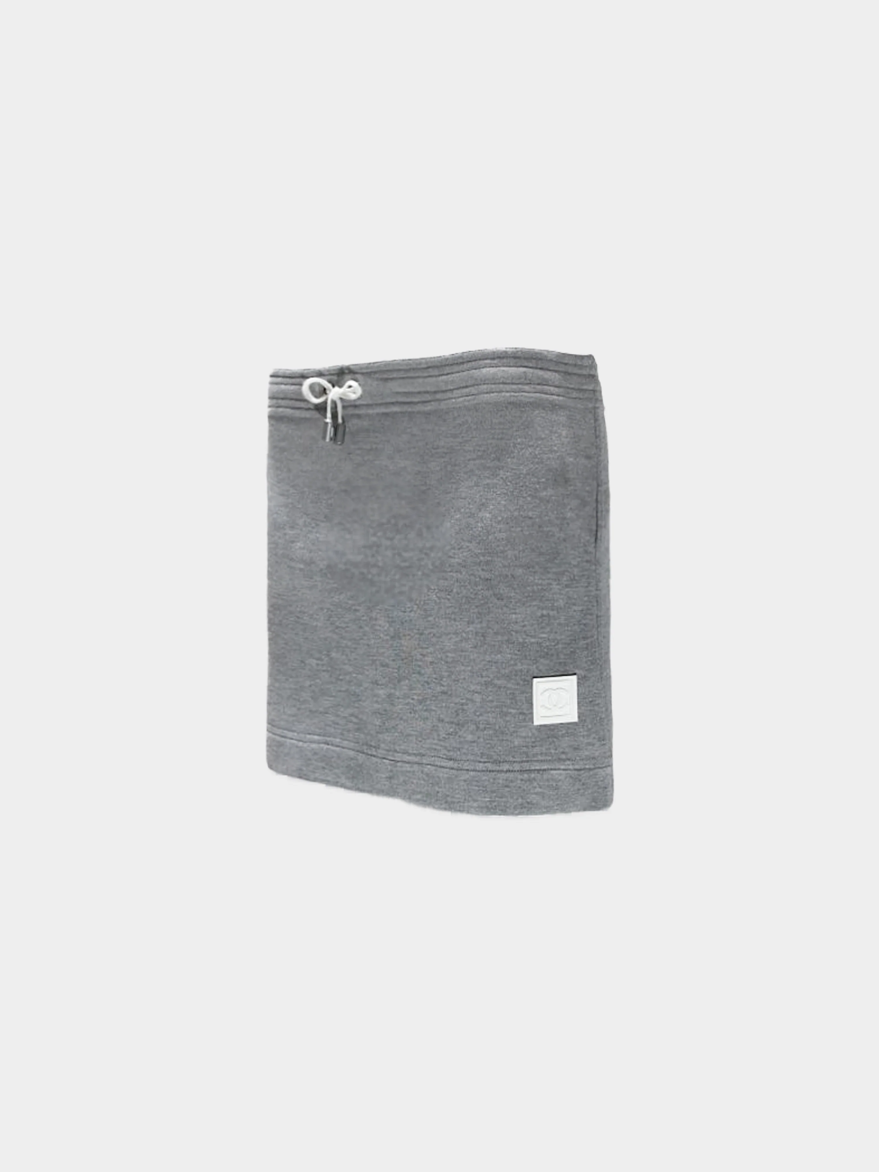 Chanel Sports Spring 2005 Grey CC Mini Sweat Skirt - Image 3