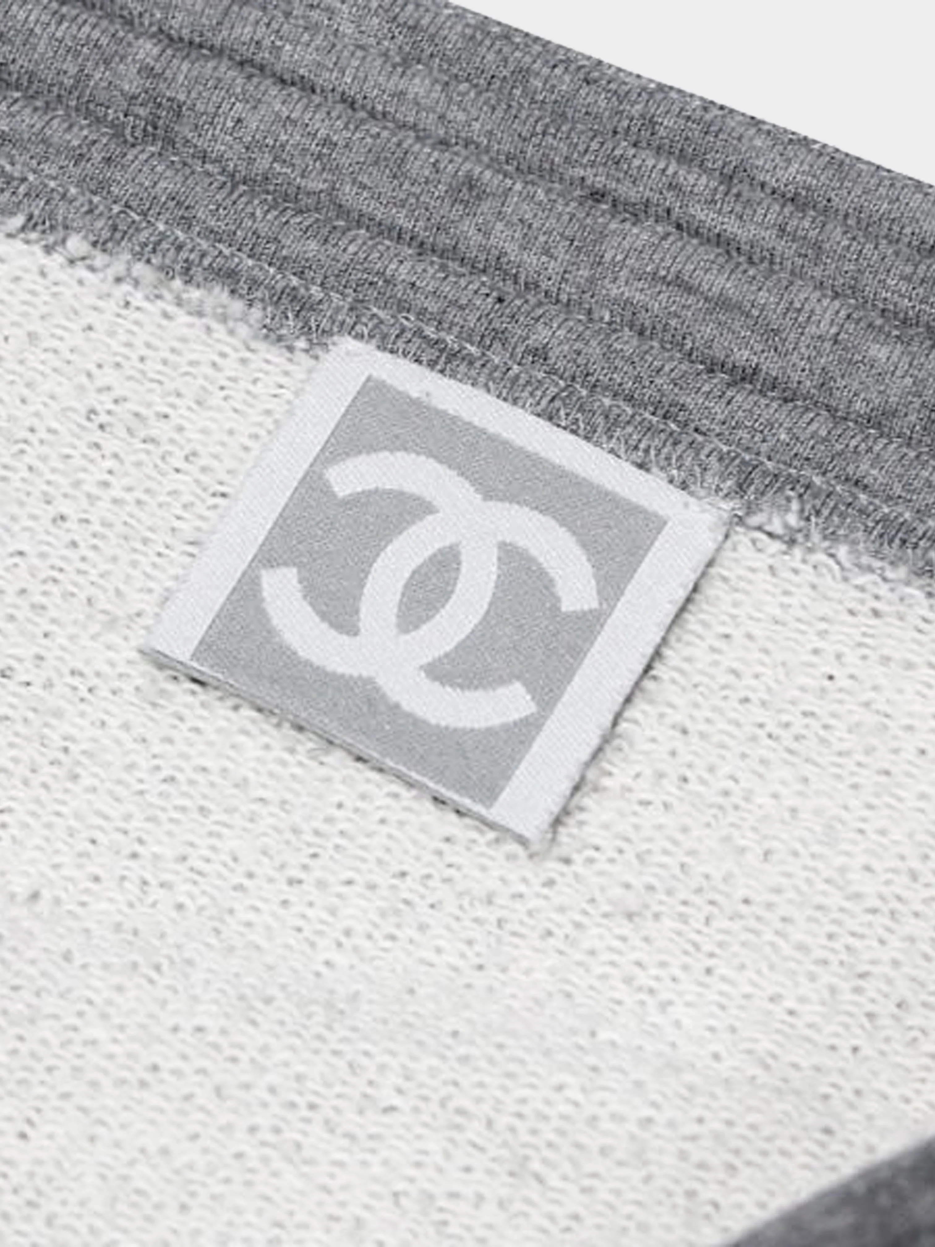 Chanel Sports Spring 2005 Grey CC Mini Sweat Skirt - Image 6