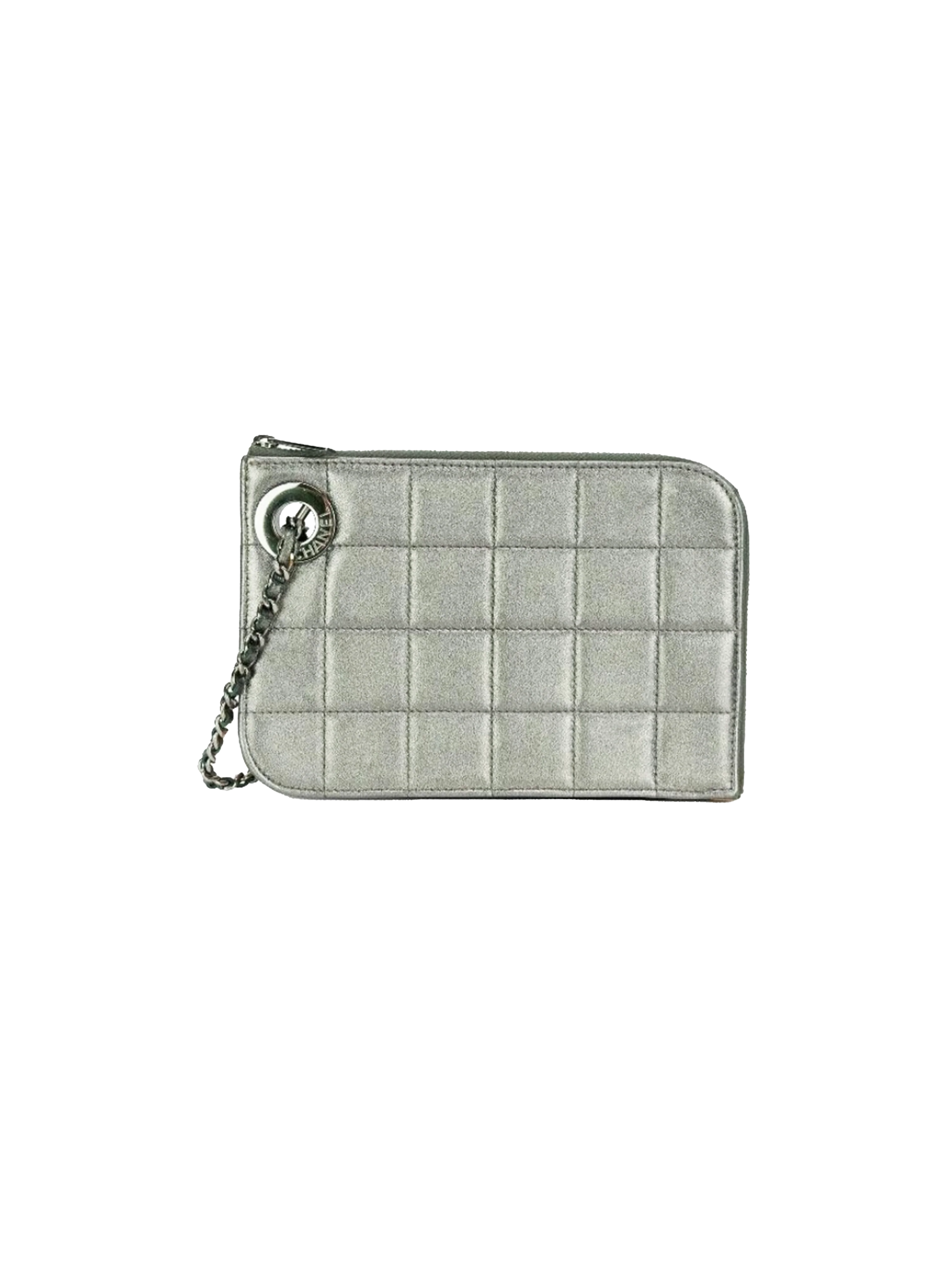 Chanel Spring 2002 Runway Silver Handcuff Clutch - Image 2