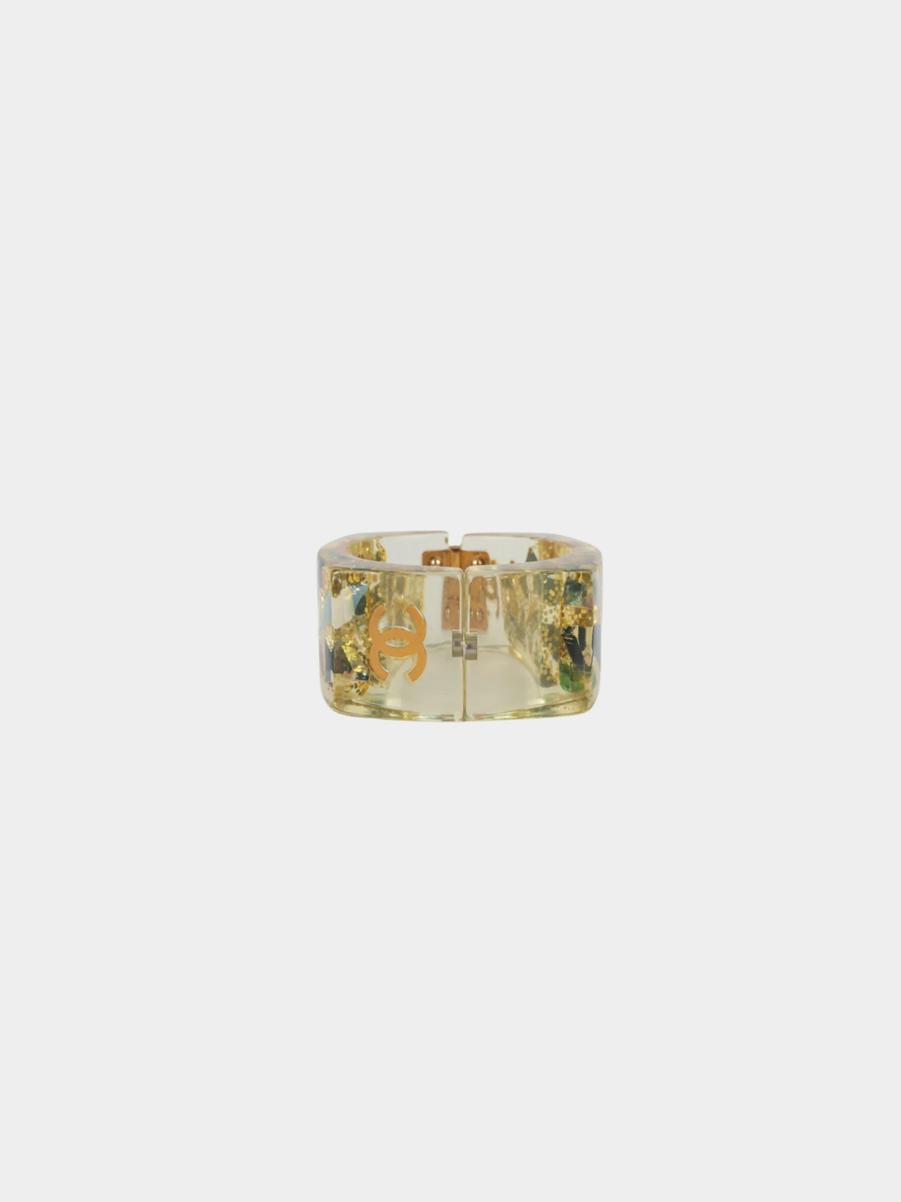 Chanel Spring 2003 Lucite Sequins Bracelet - Image 2