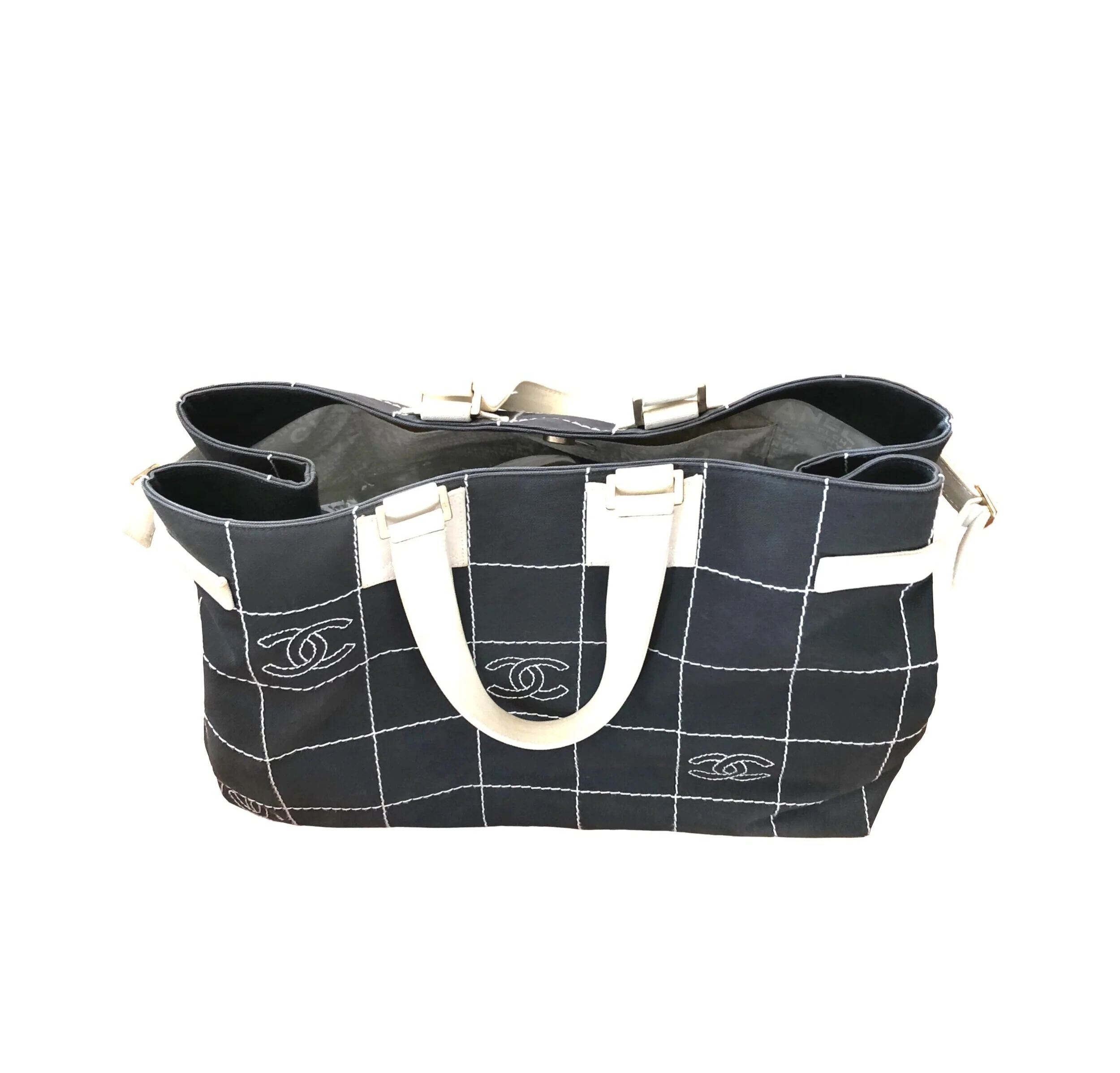 Chanel Stitch Canvas Tote CC - Image 3