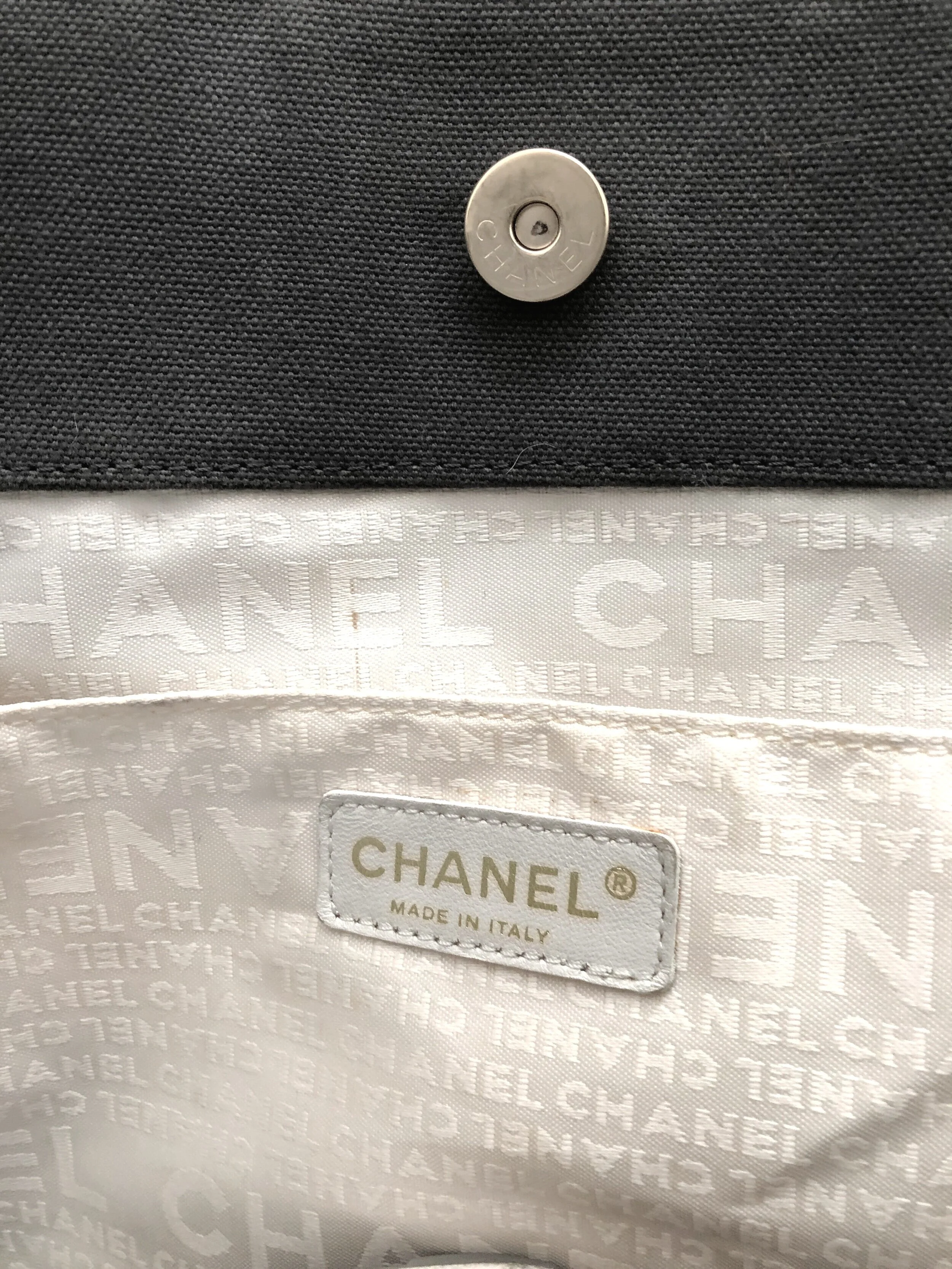 Chanel Stitch Canvas Tote CC - Image 4