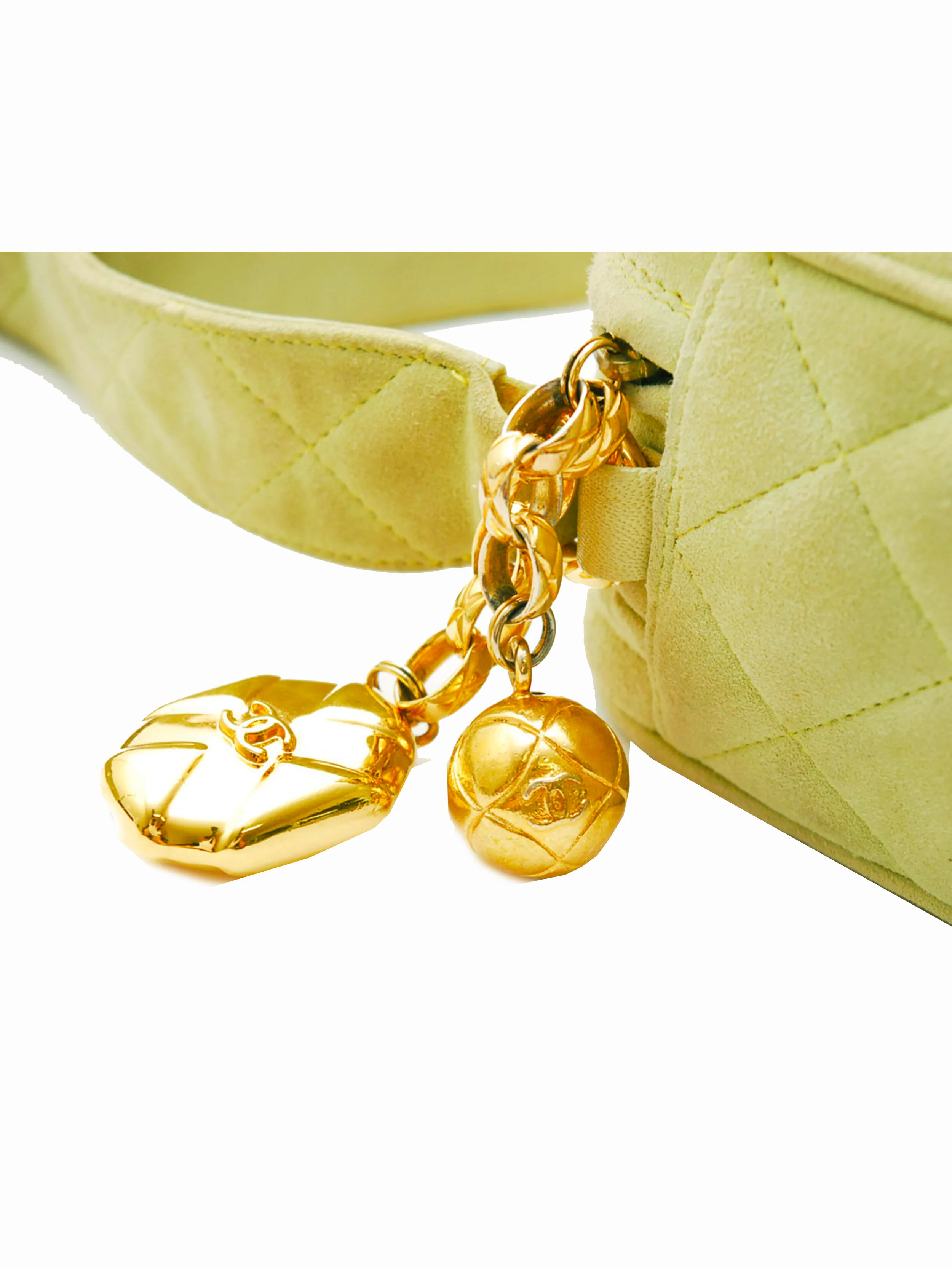 Chanel Suede Green Camera Shoulder Bag - Image 4