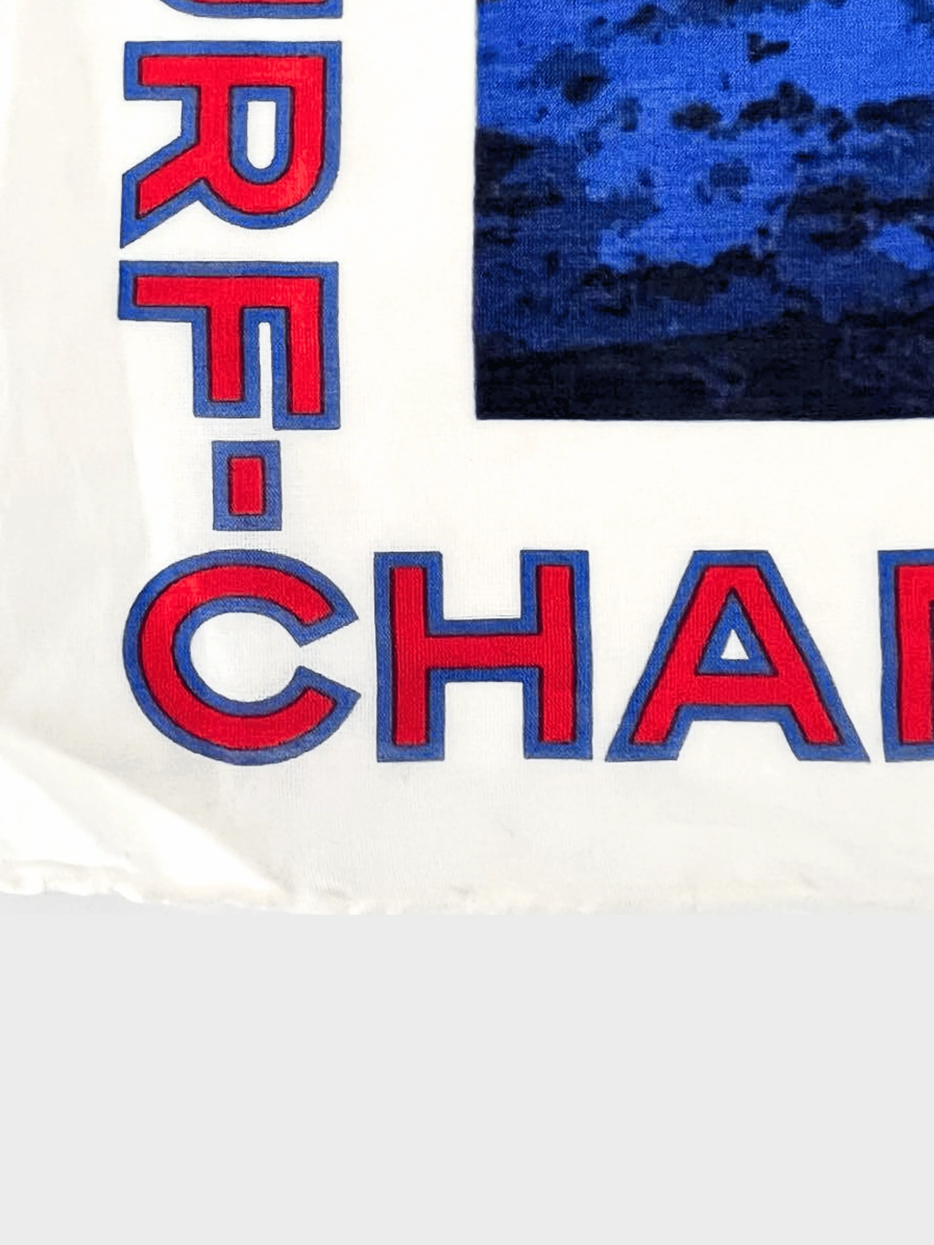 Chanel Surf SS 2002 Rare Cotton Printed Scarf - Image 3