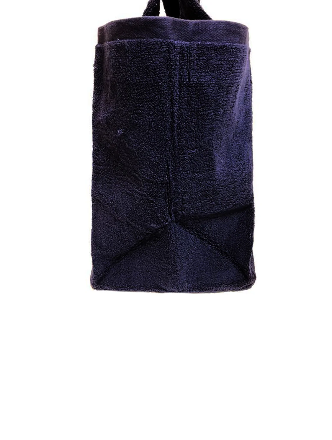 Chanel Terrycloth Navy Tote Bag - Image 2
