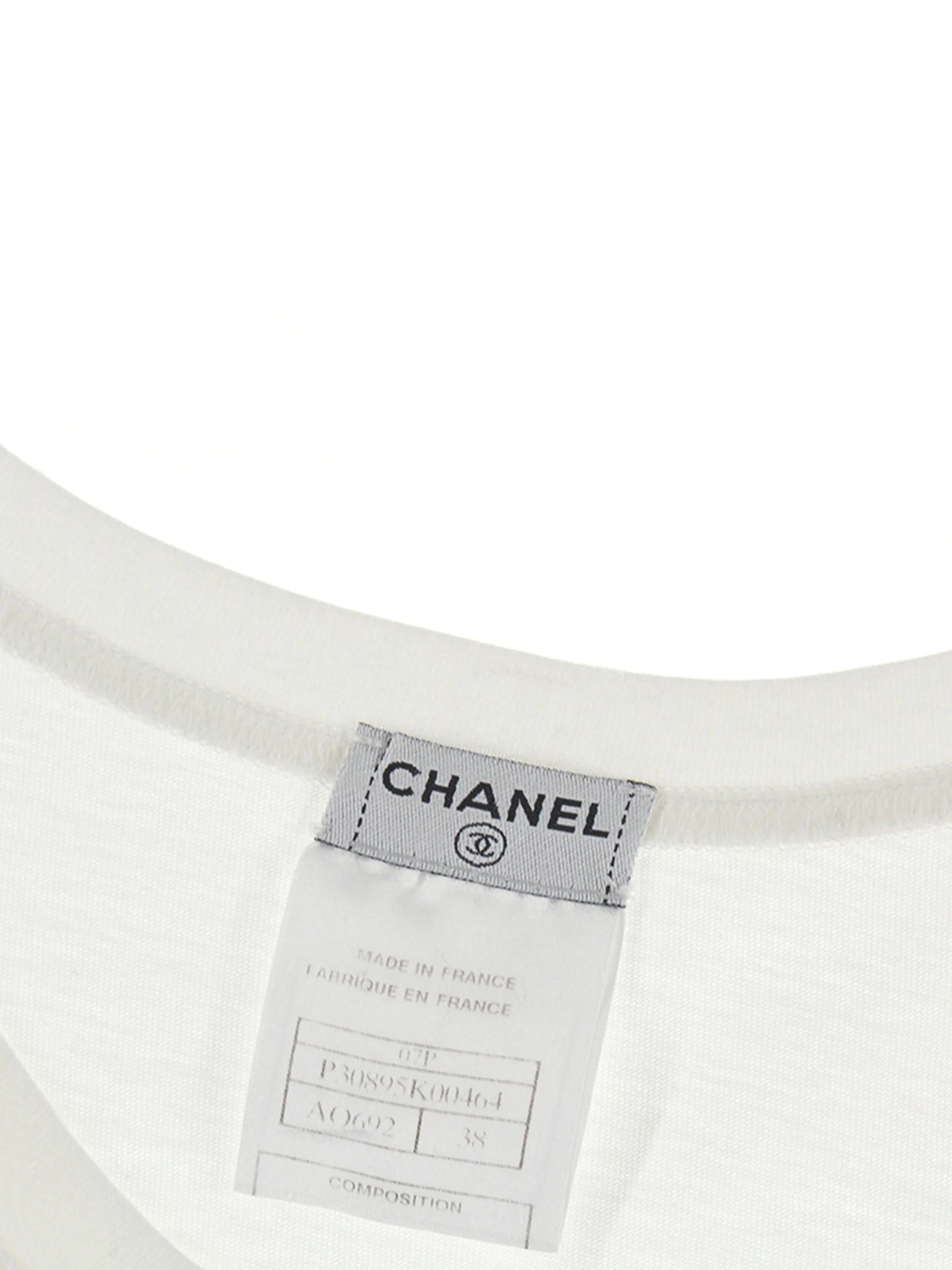 Chanel White Charm Tank - Image 4