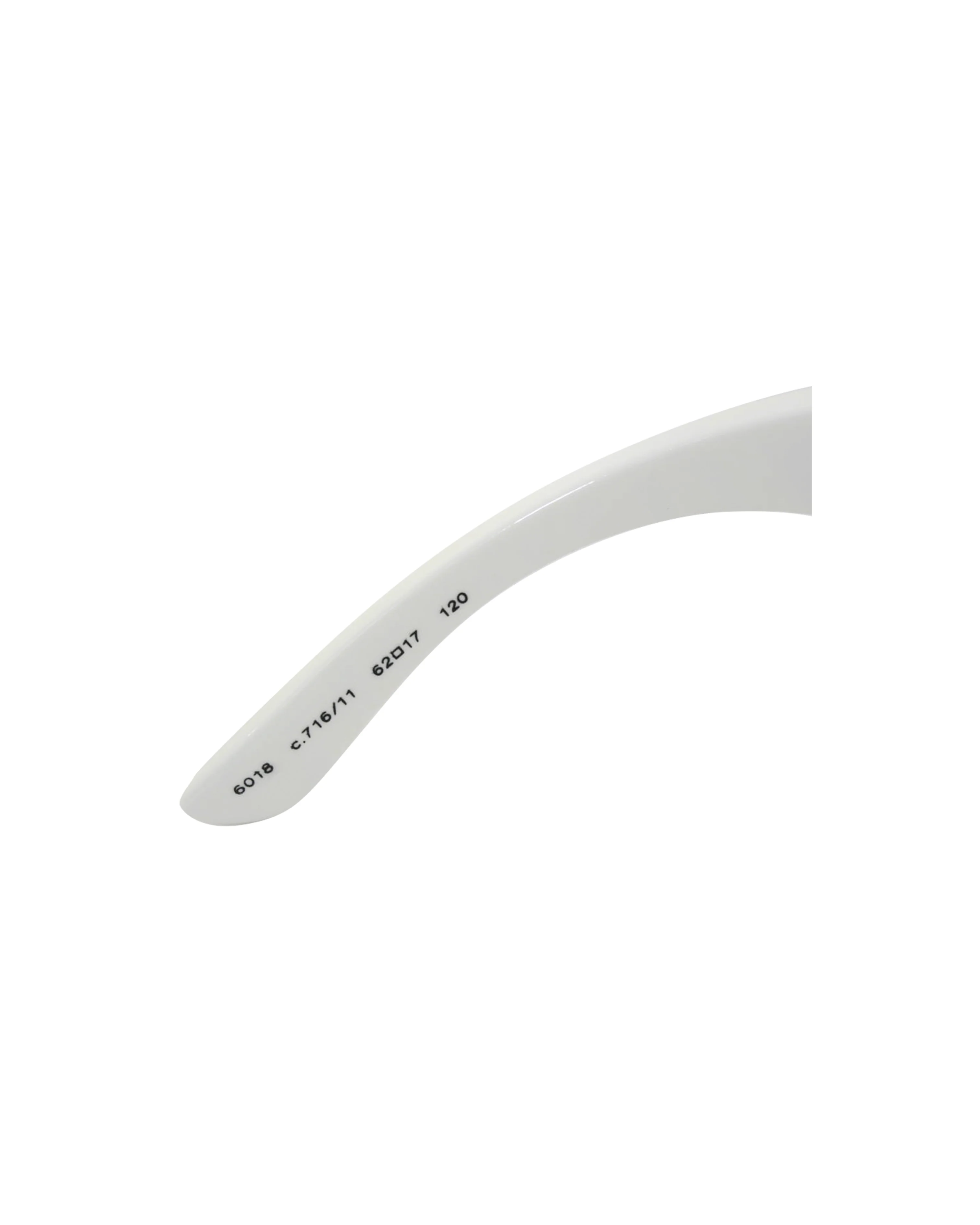 Chanel White Rectangular Silver Sunglasses - Image 4