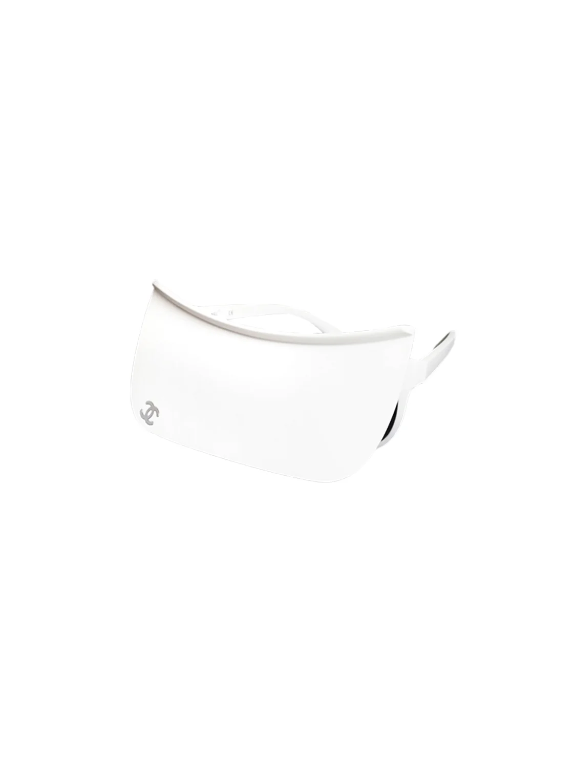 Chanel White Visor Sunglasses - Image 2