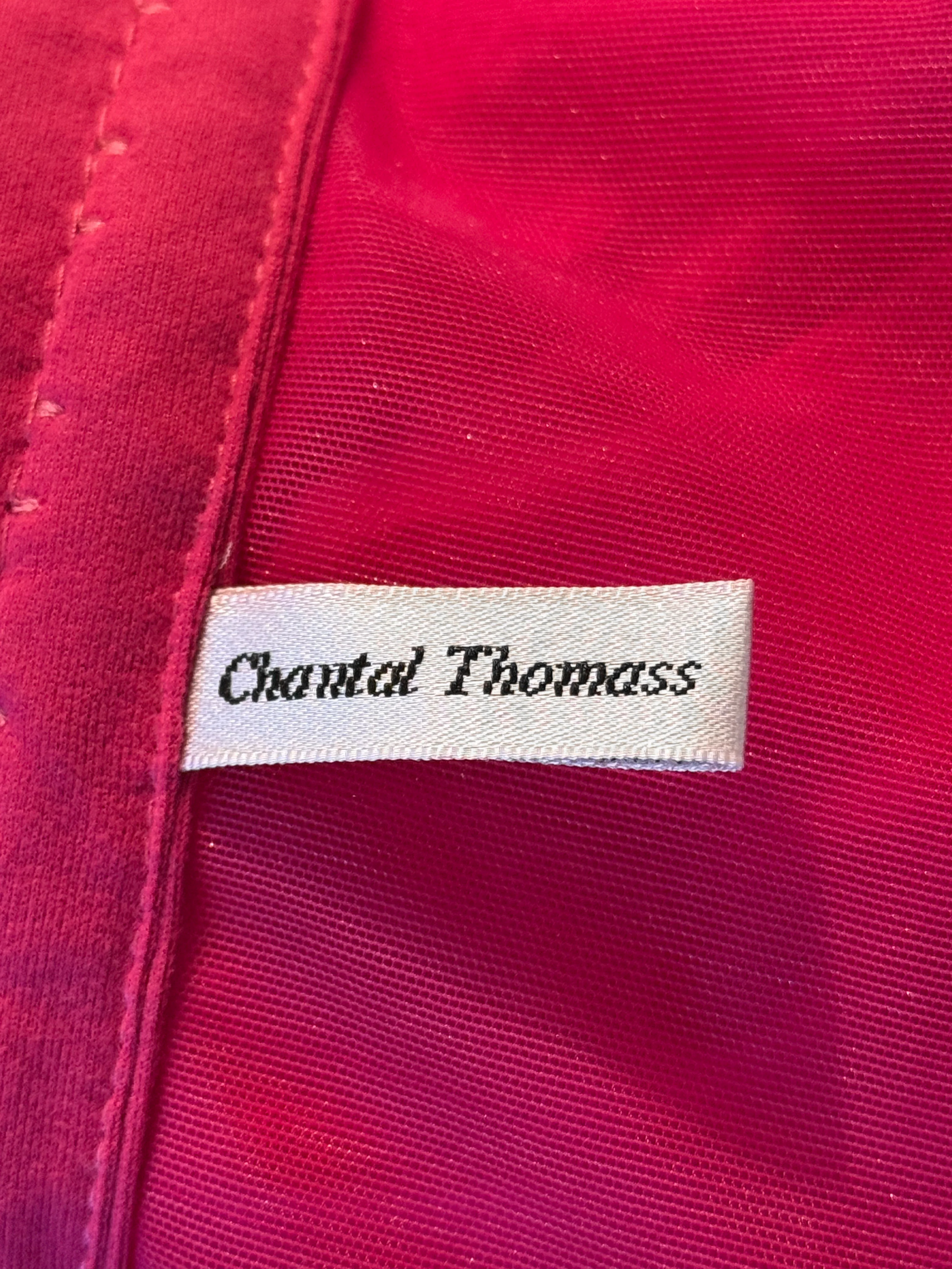 Chantal Thomass 2010s Hot Pink Drawstring Bow-Detailed Corset Top - Image 3