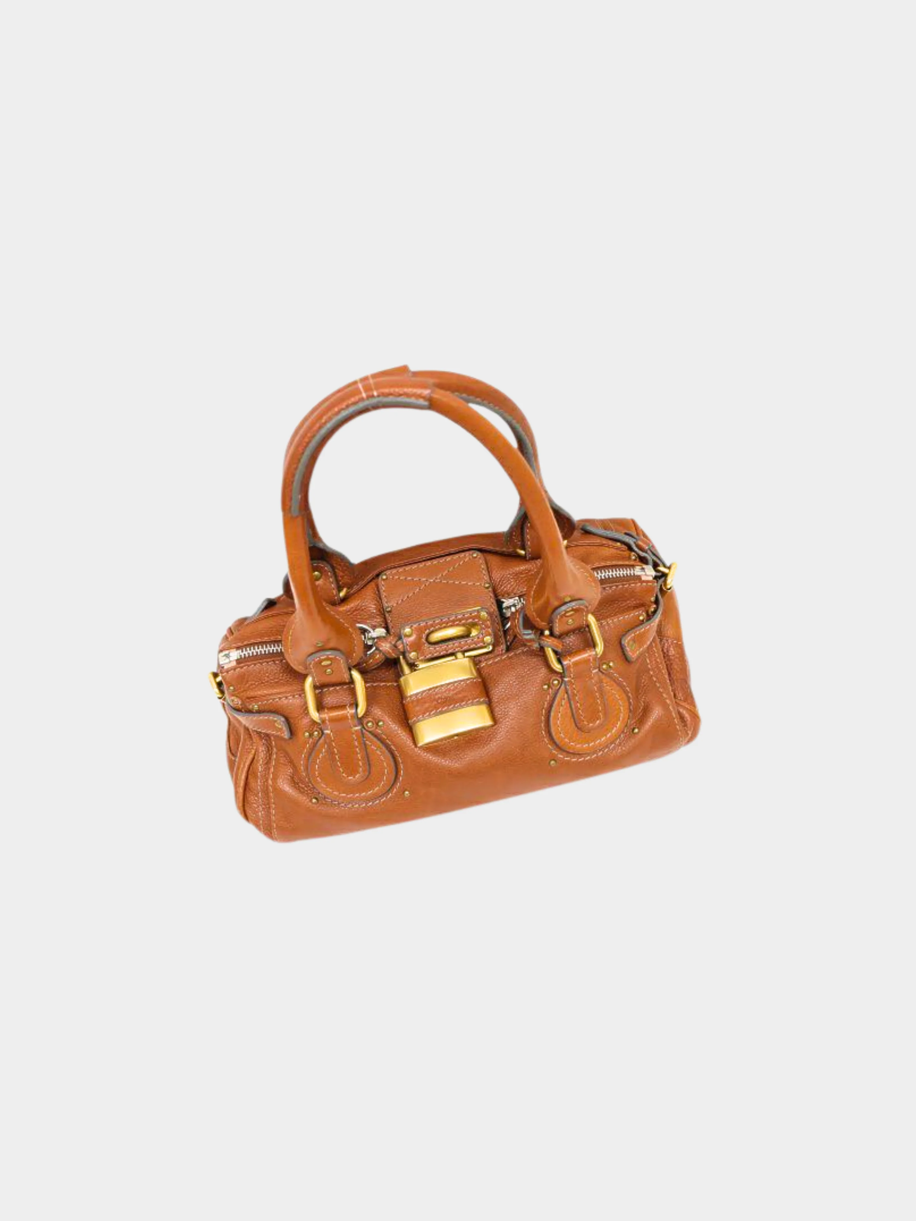 Chloe 2000s Brown Paddington Leather Bag - Image 5