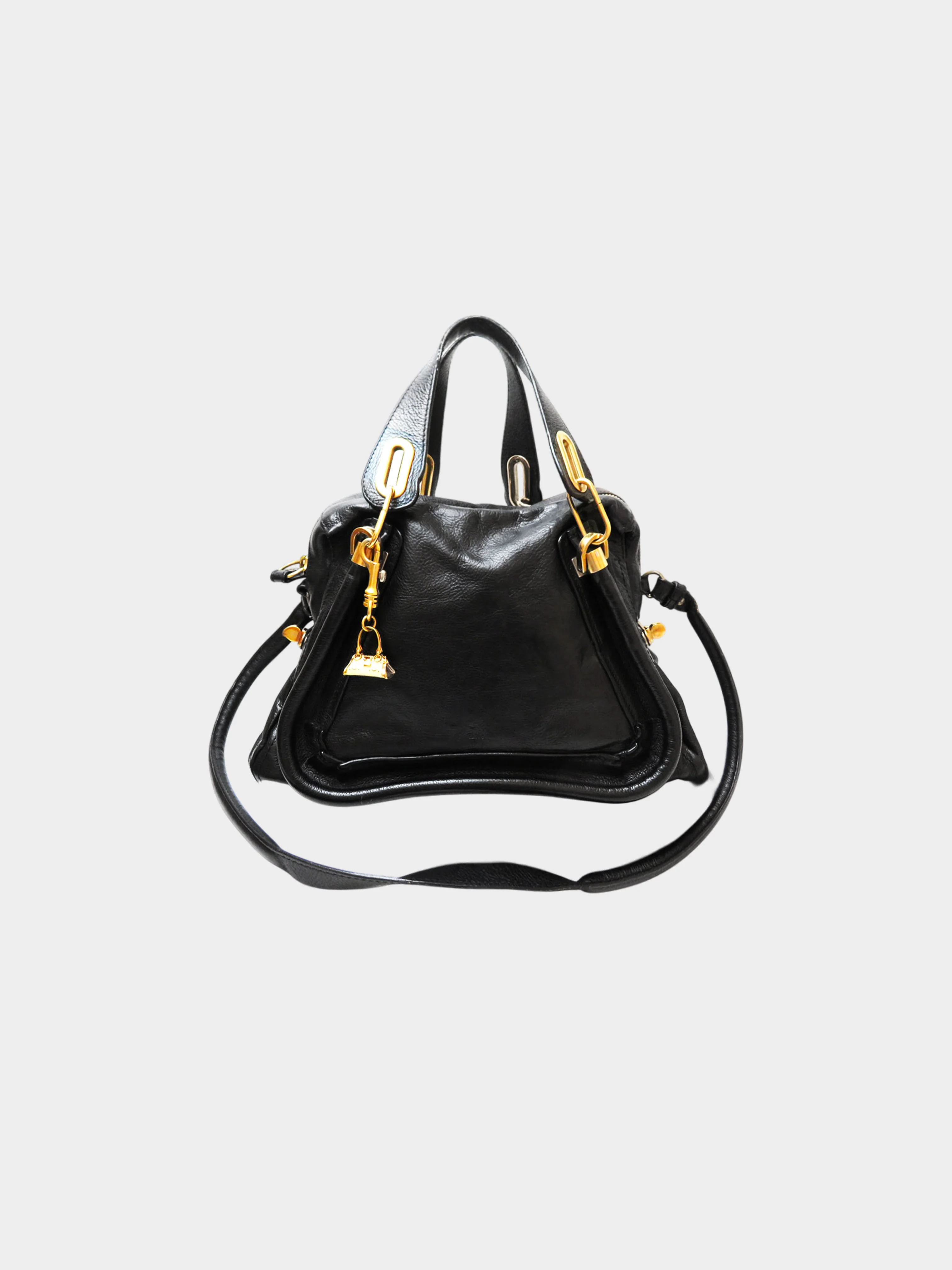 Chloé 2010 Black Leather Paraty Handbag