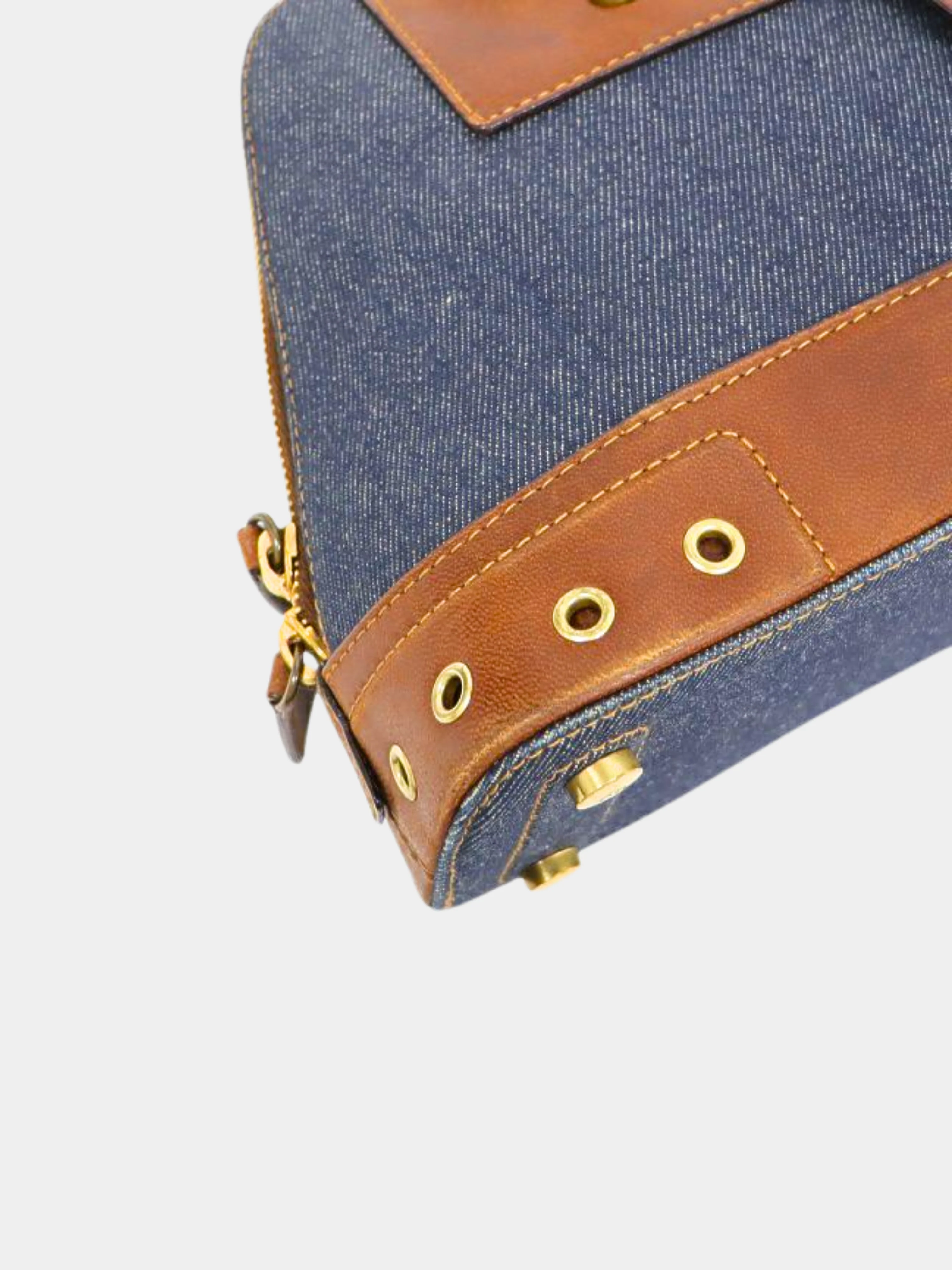 Christian Dior 1990s Denim Street Chic Uptown bag - Image 3