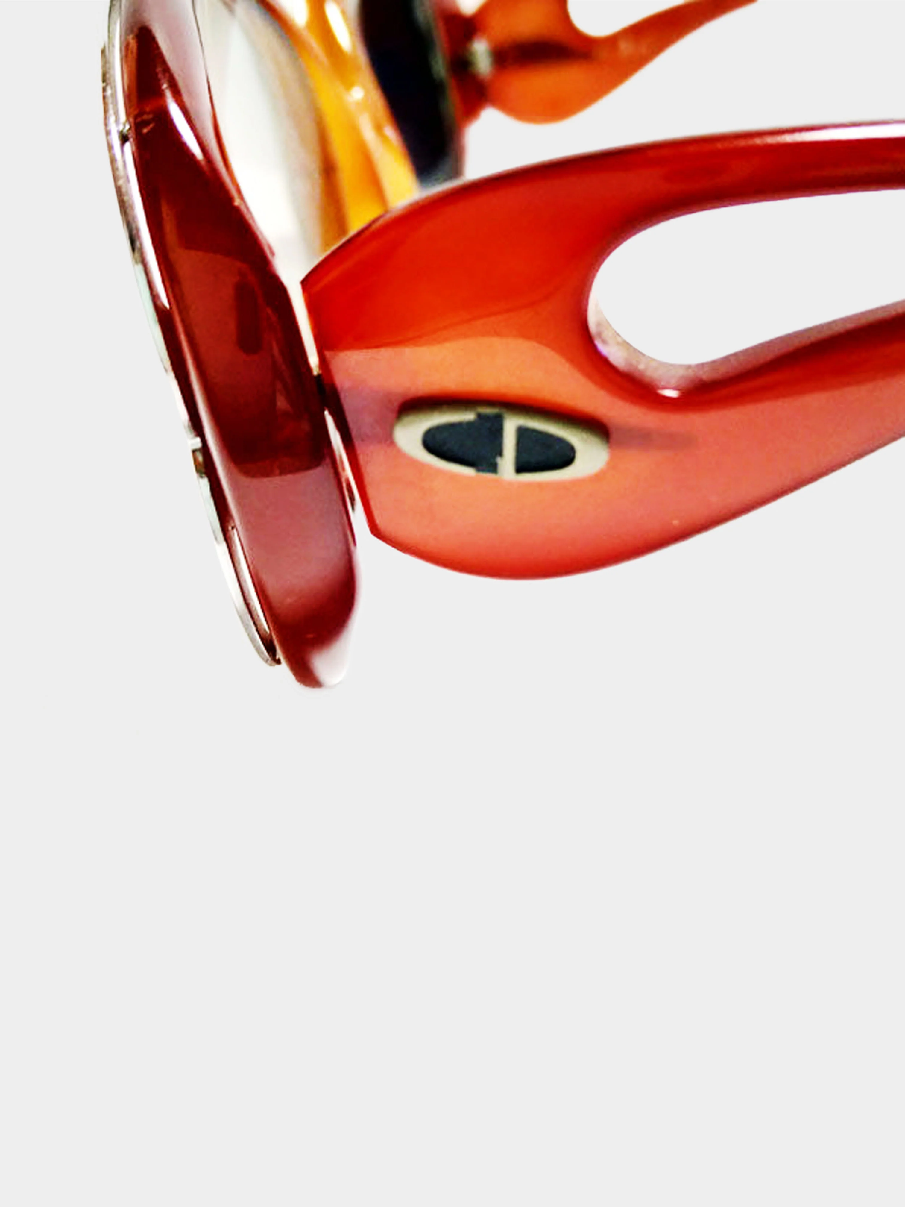 Christian Dior 1990s Rare Amber Prescription Sunglasses - Image 4