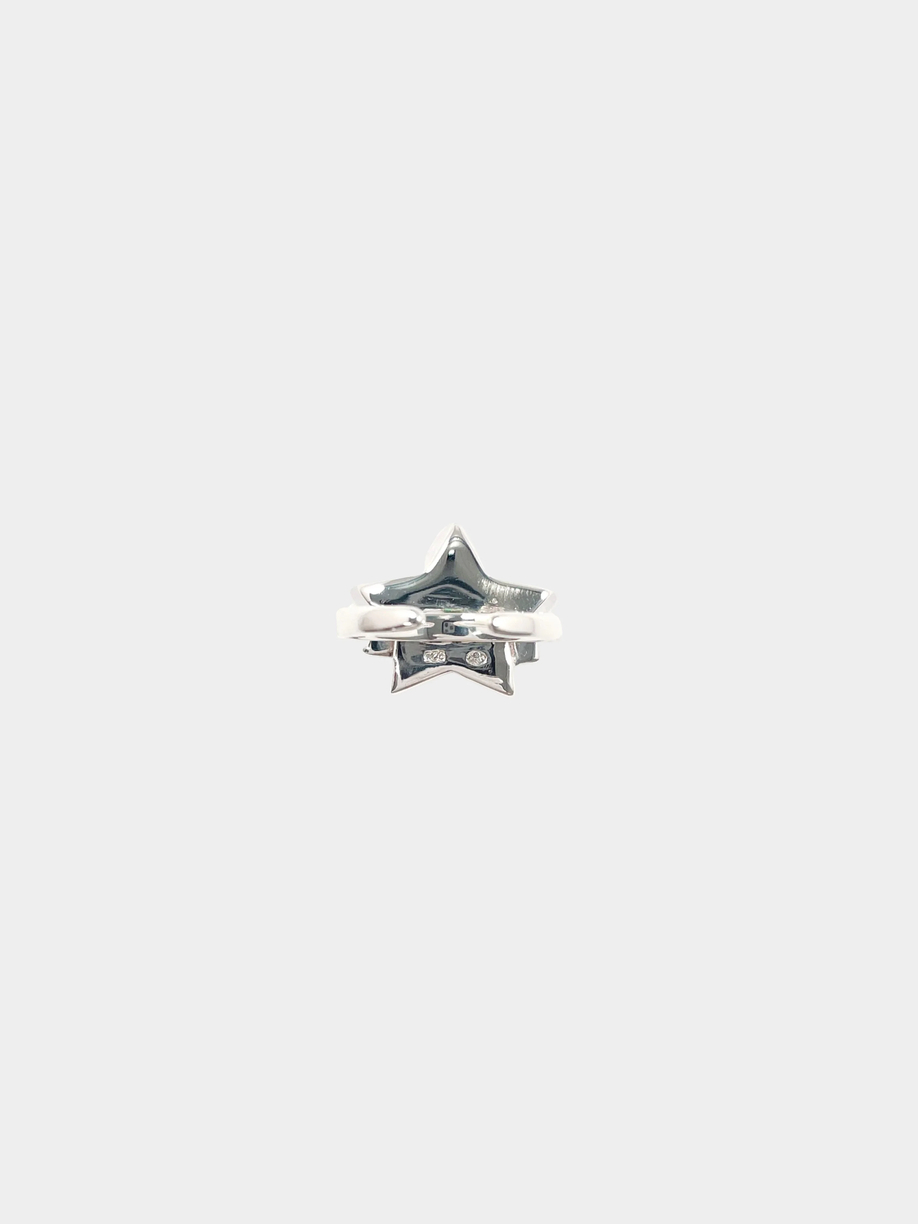 Christian Dior 2000s Baby Pink Star Ribbon Ring - Image 3