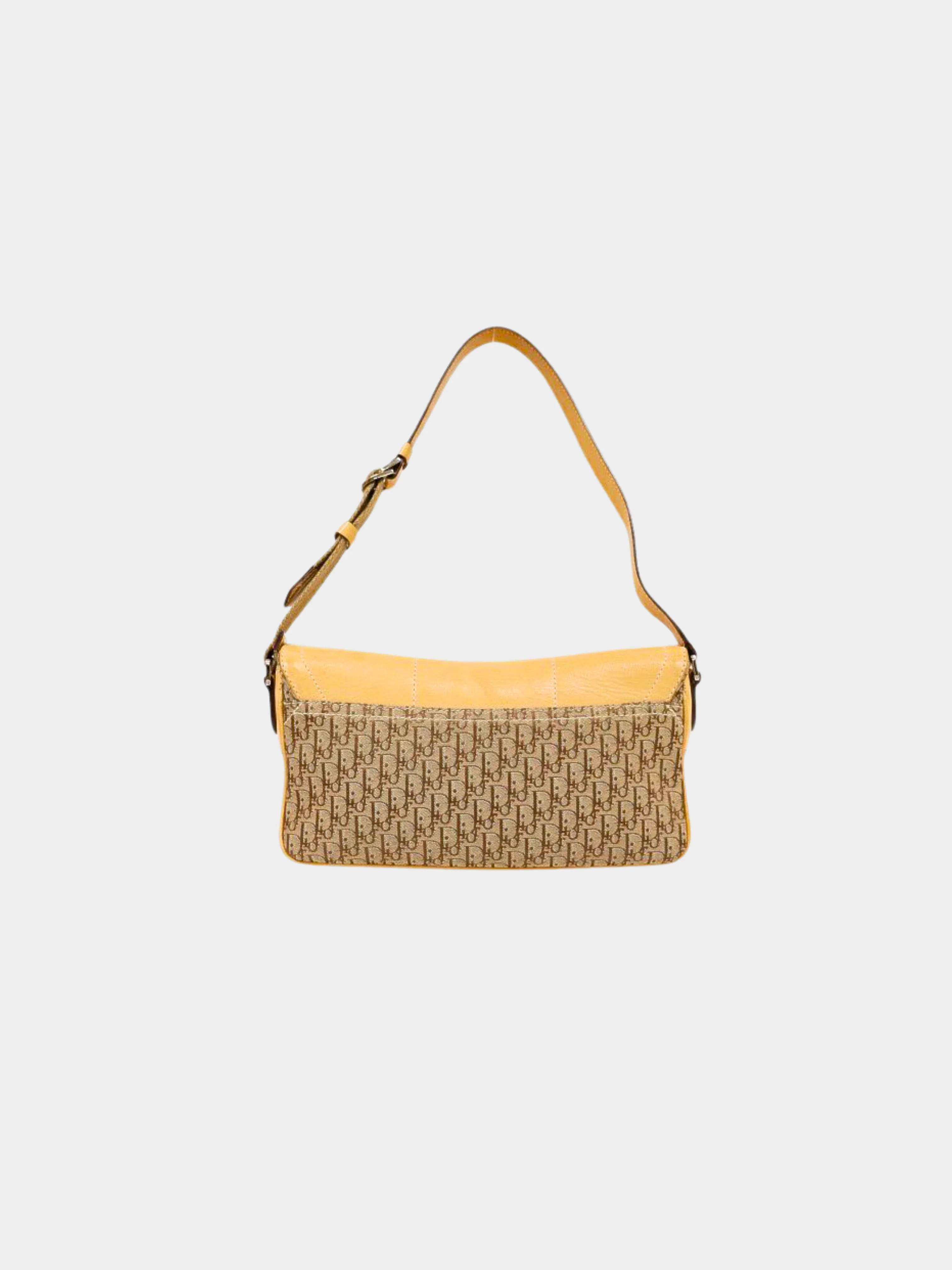 Christian Dior 2000s Beige Monogram Canvas Leather bag - Image 2