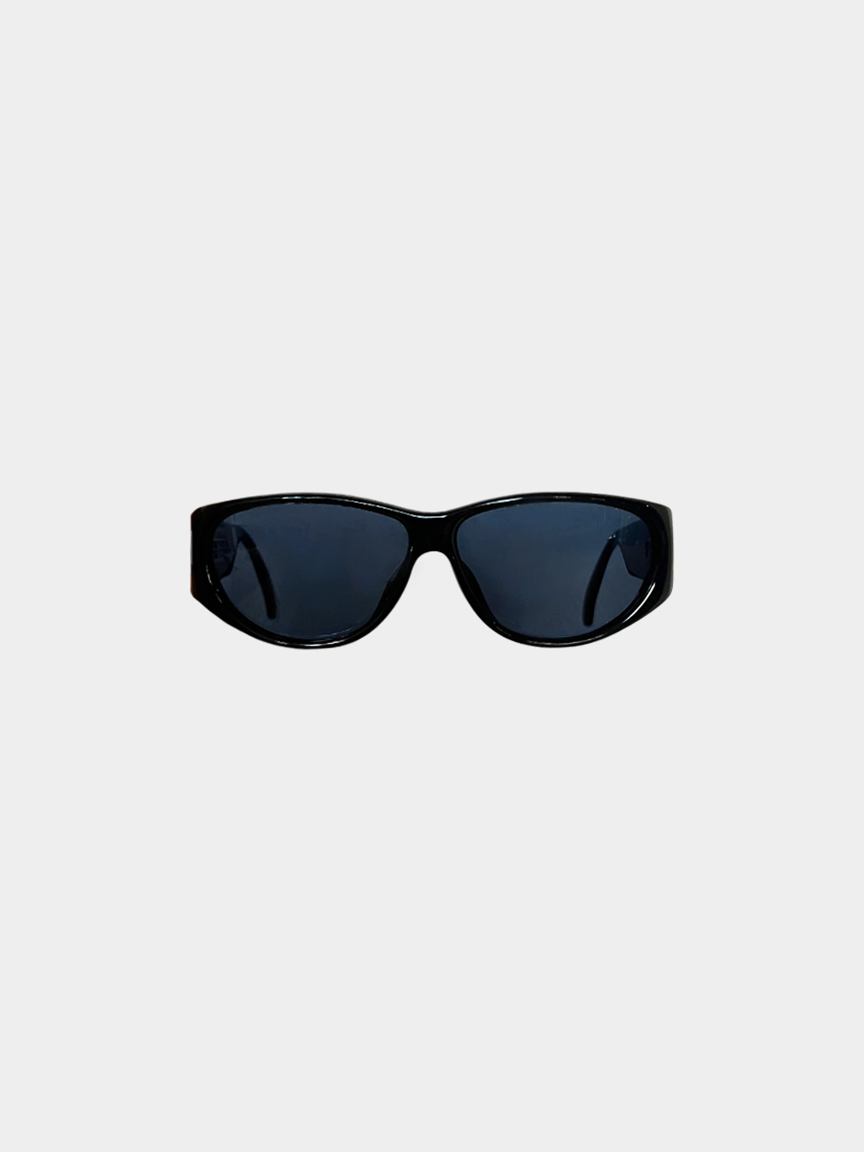 Christian Dior 2000s Black and Gold Cannage Quilt Sunglasses - Image 2