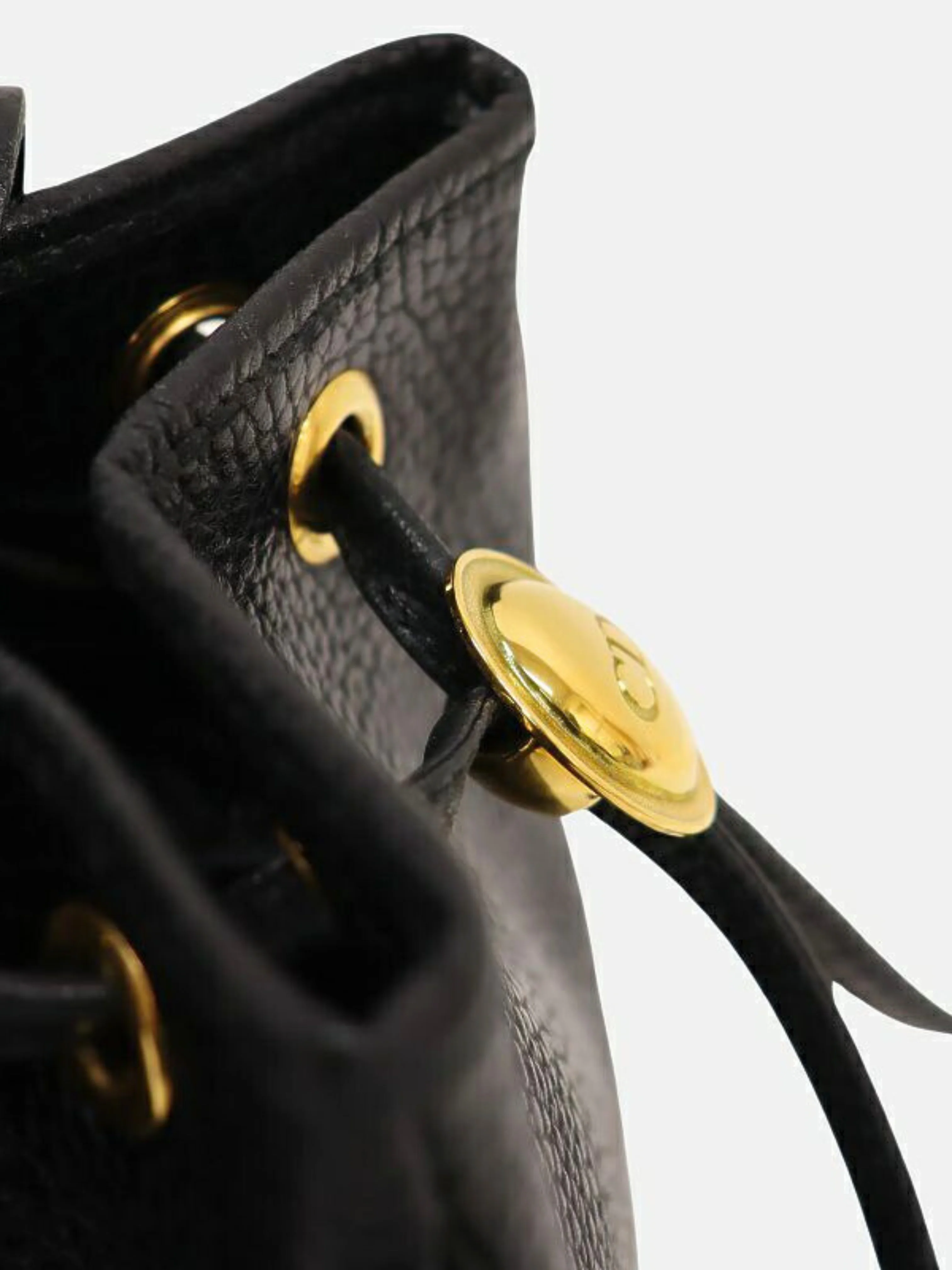 Christian Dior 2000s Black Leather CD Oval Mini Handbag - Image 10