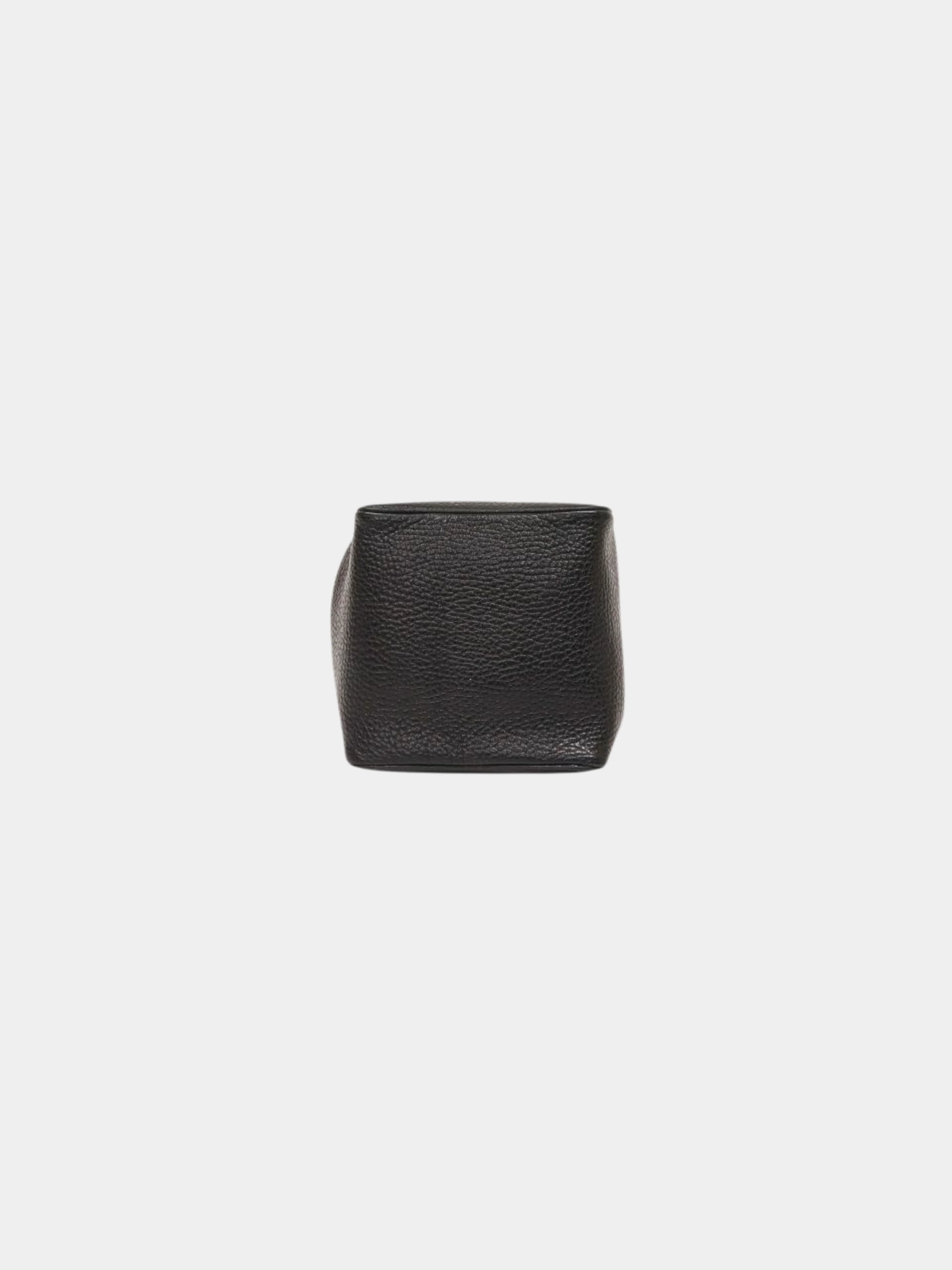 Christian Dior 2000s Black Leather CD Oval Mini Handbag - Image 4