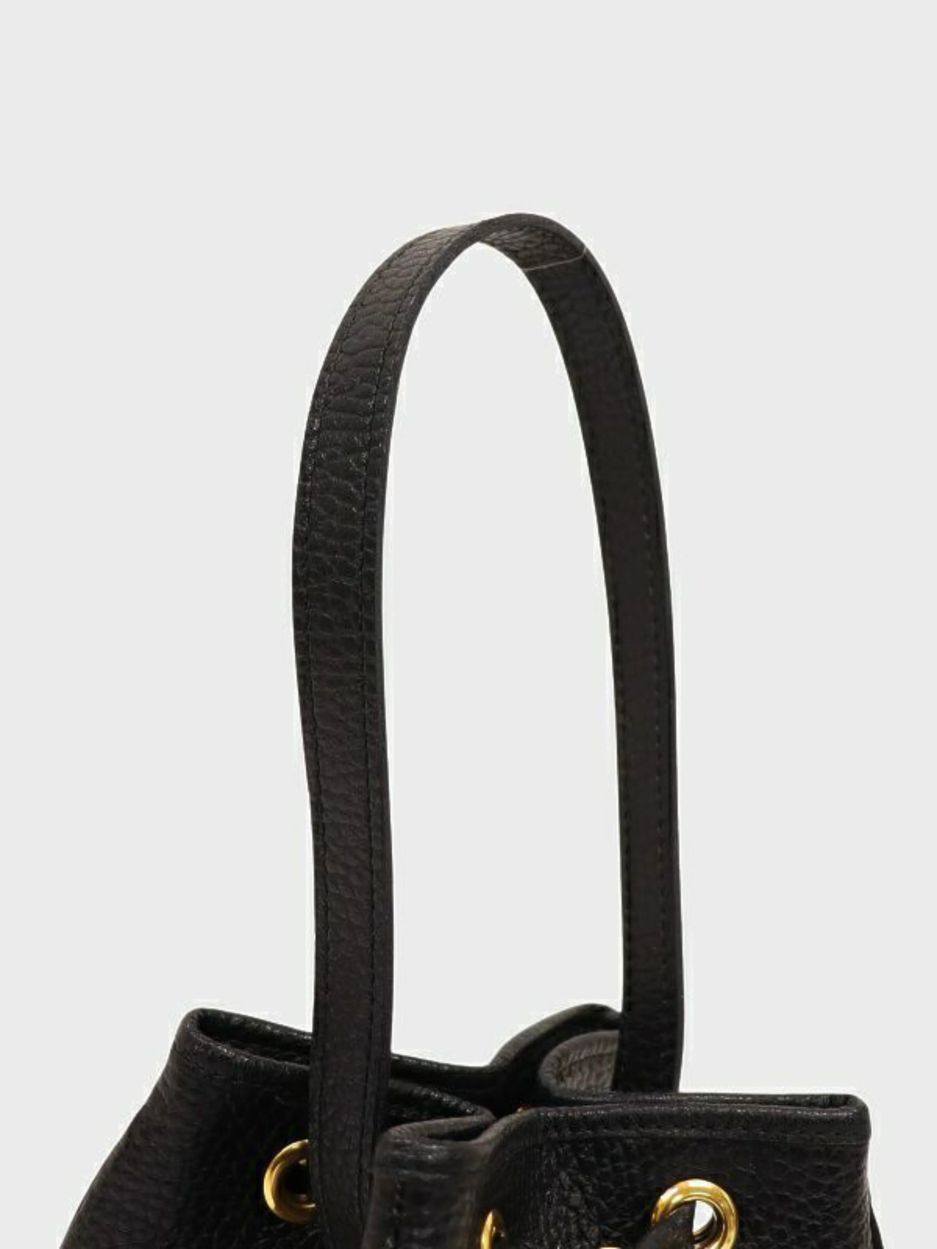 Christian Dior 2000s Black Leather CD Oval Mini Handbag - Image 7