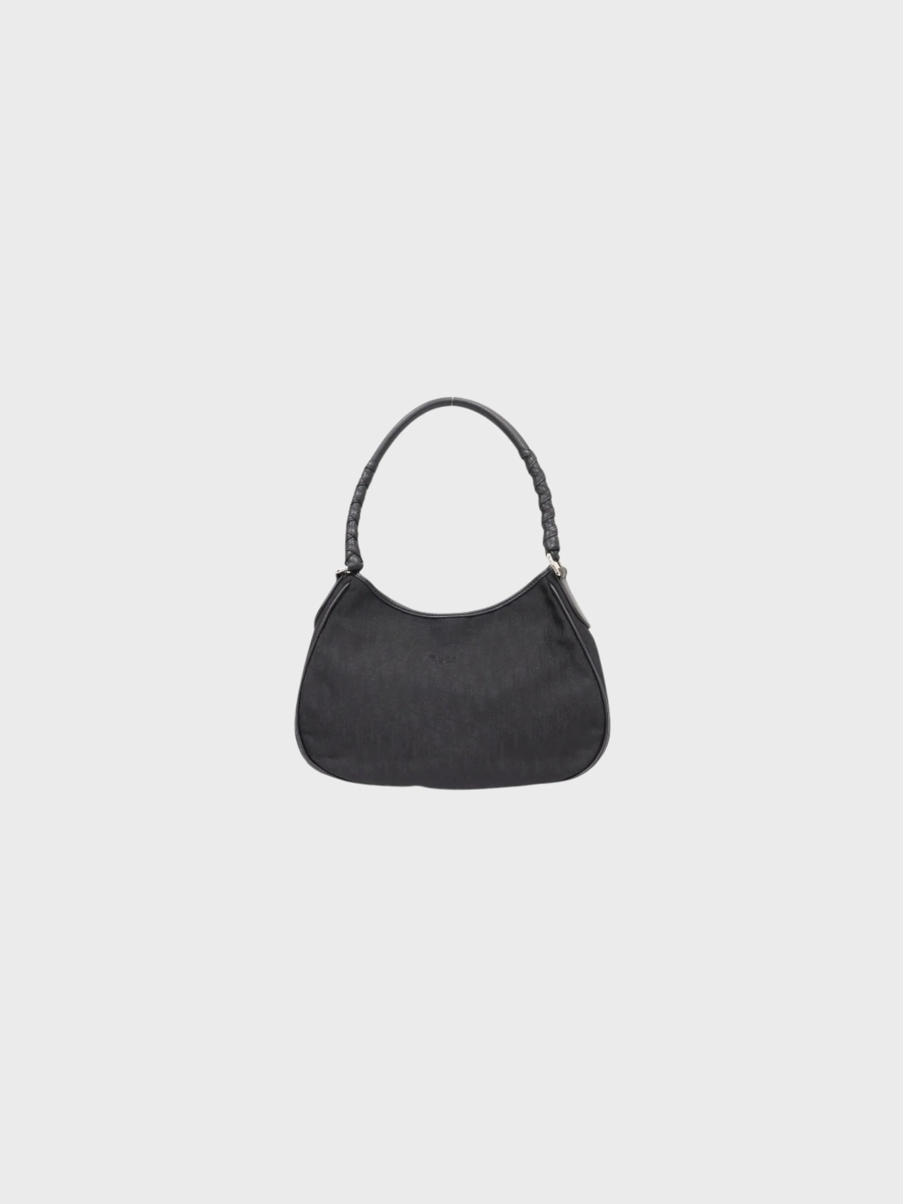 Christian Dior 2007 Black Trotter Canvas One-Shoulder Bag - Image 2