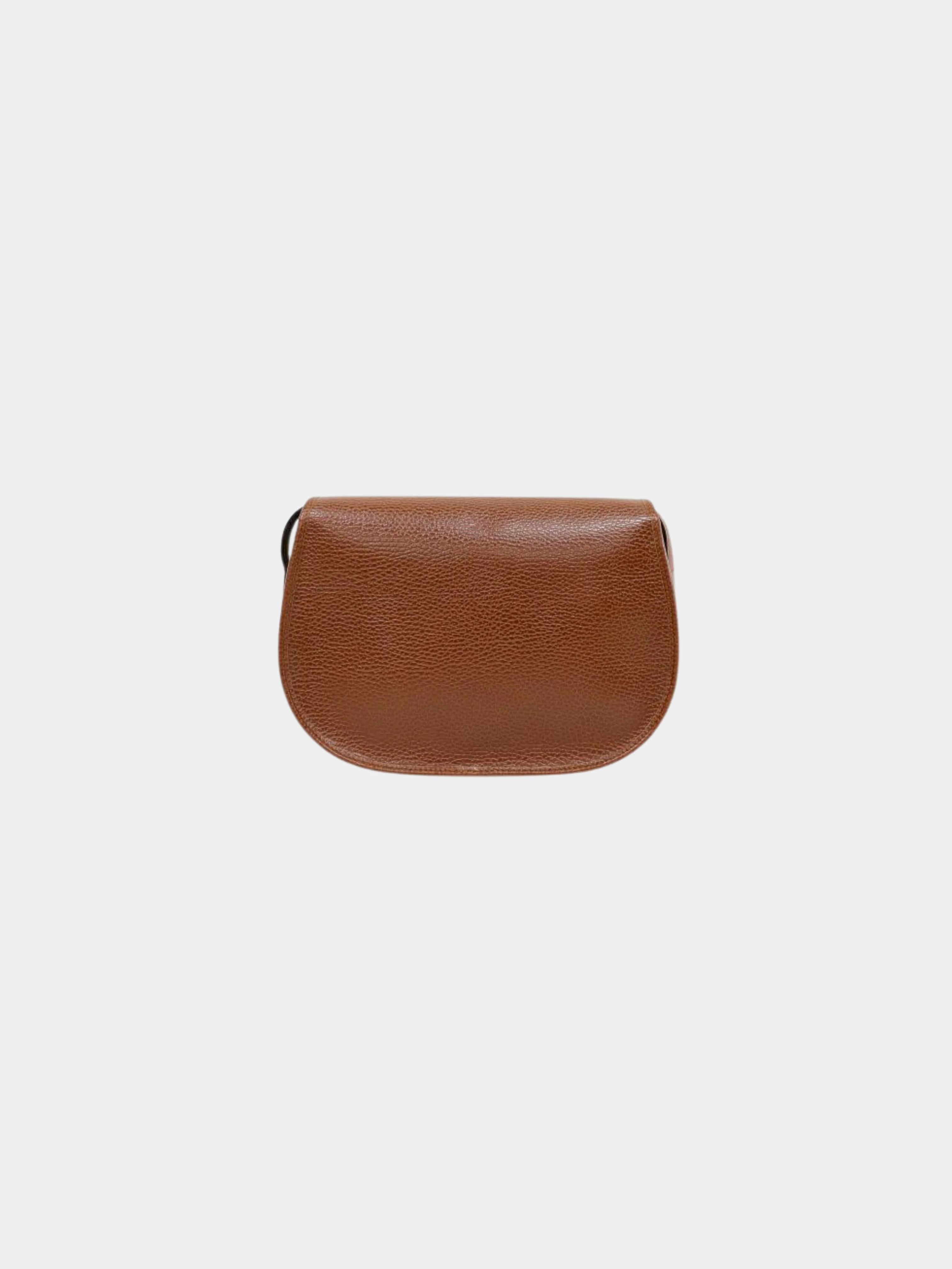 Christian Dior 2000s Brown CD Oval Leather Shoulder Bag - Image 2