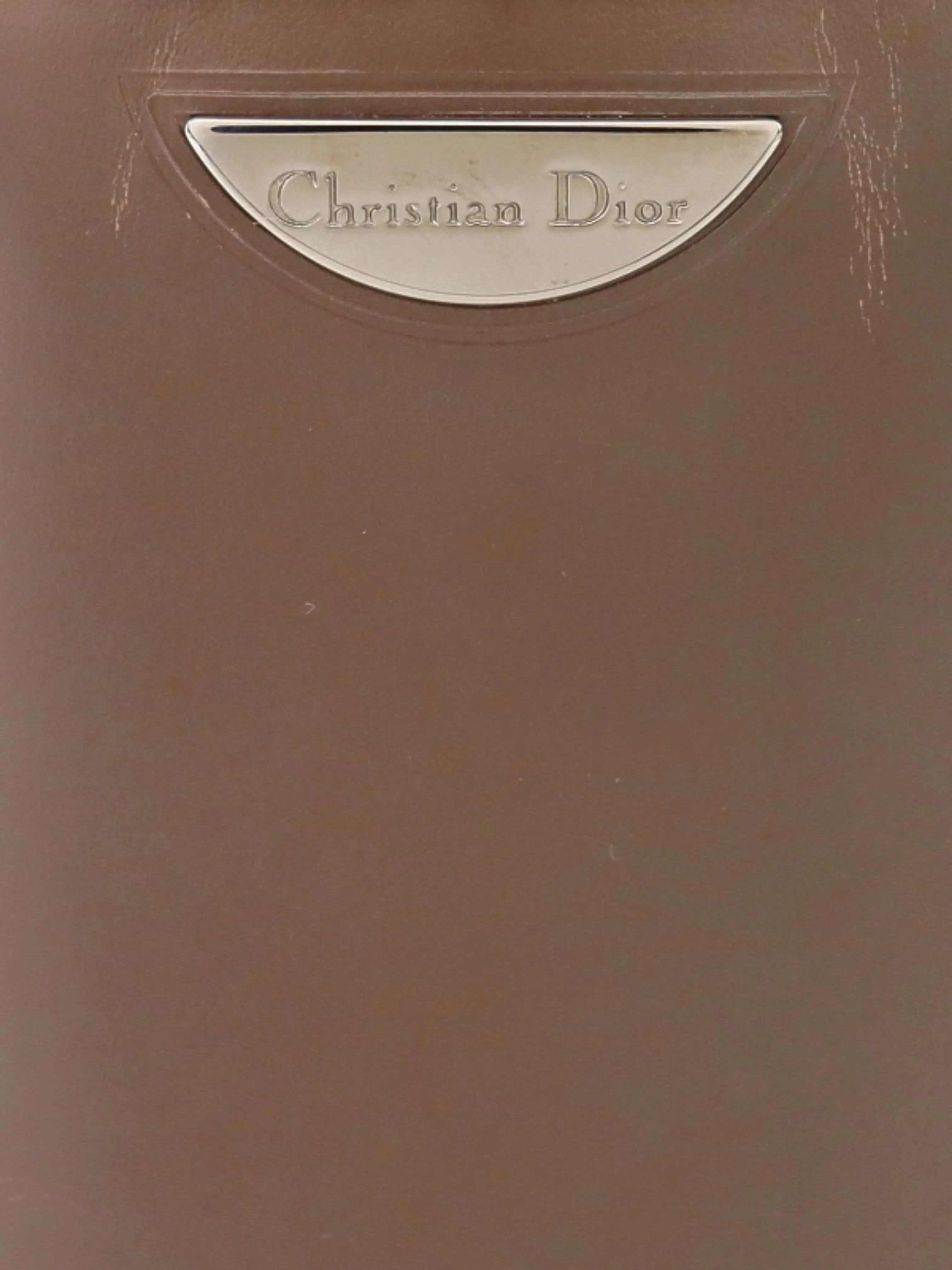 Christian Dior 2000s Brown Leather Malice Pearl 2Way Bag - Image 8