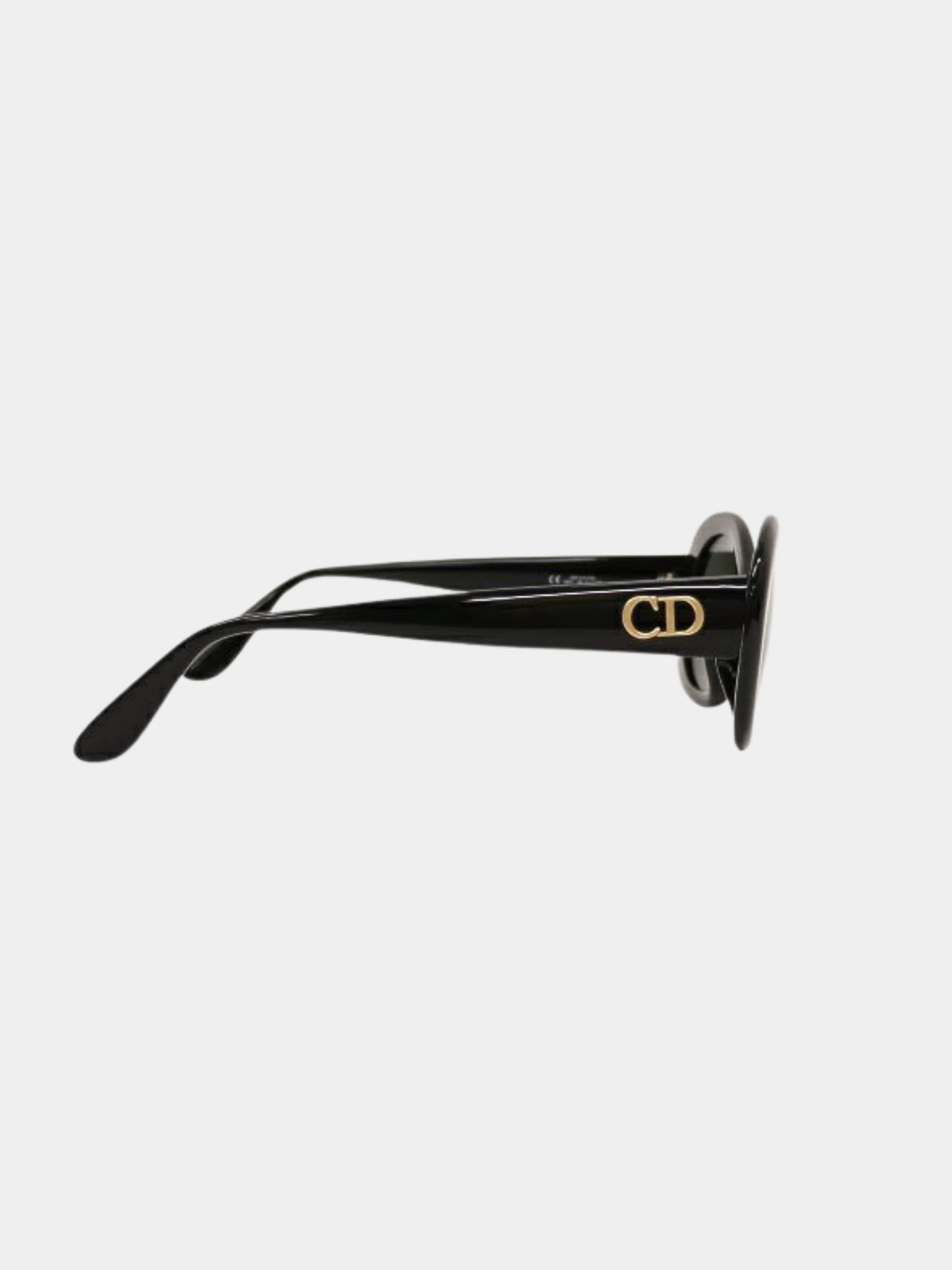 Christian Dior 2000s Black CD Sunglasses - Image 4