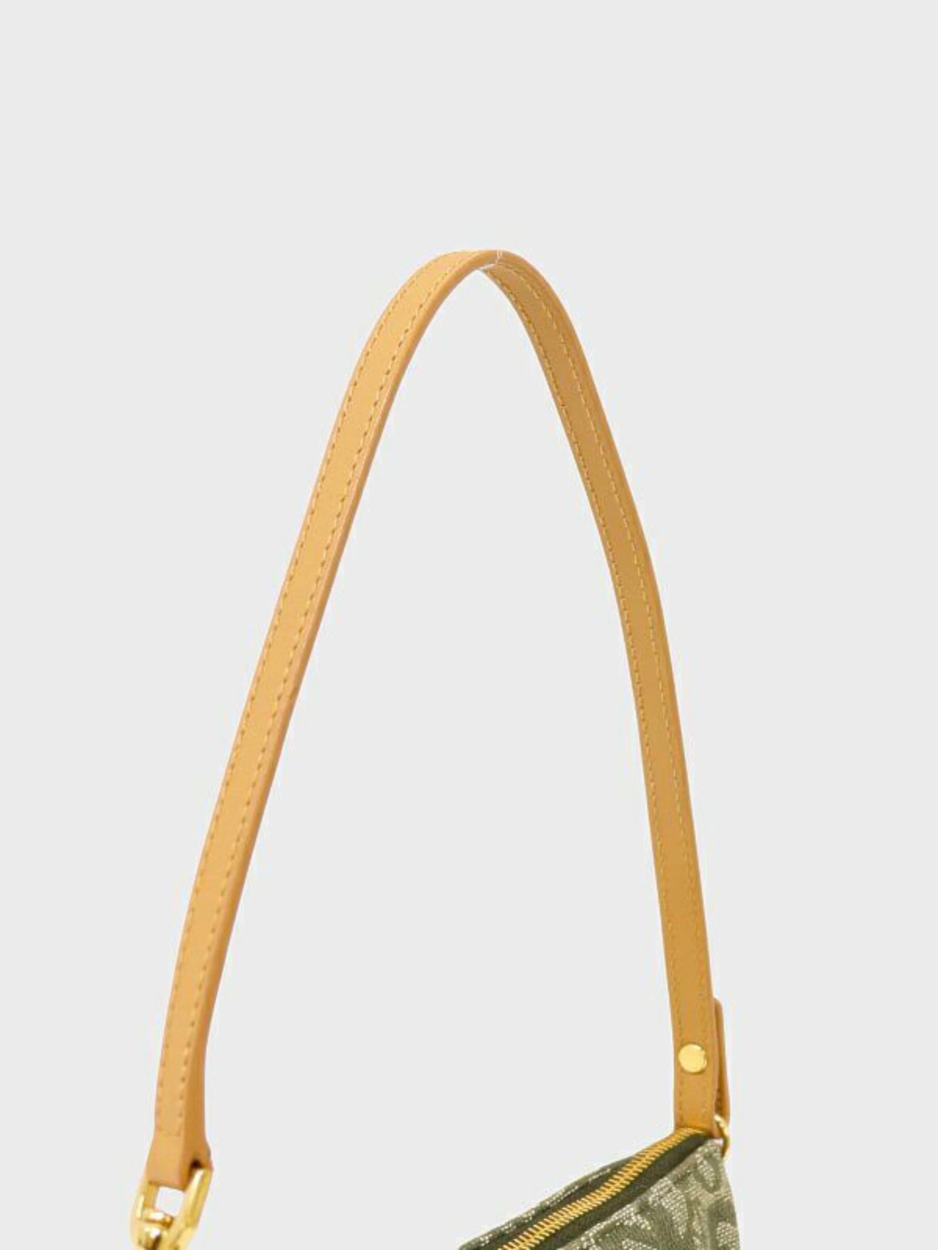 Christian Dior 2000s Khaki Beige Trotter Saddle Bag - Image 8