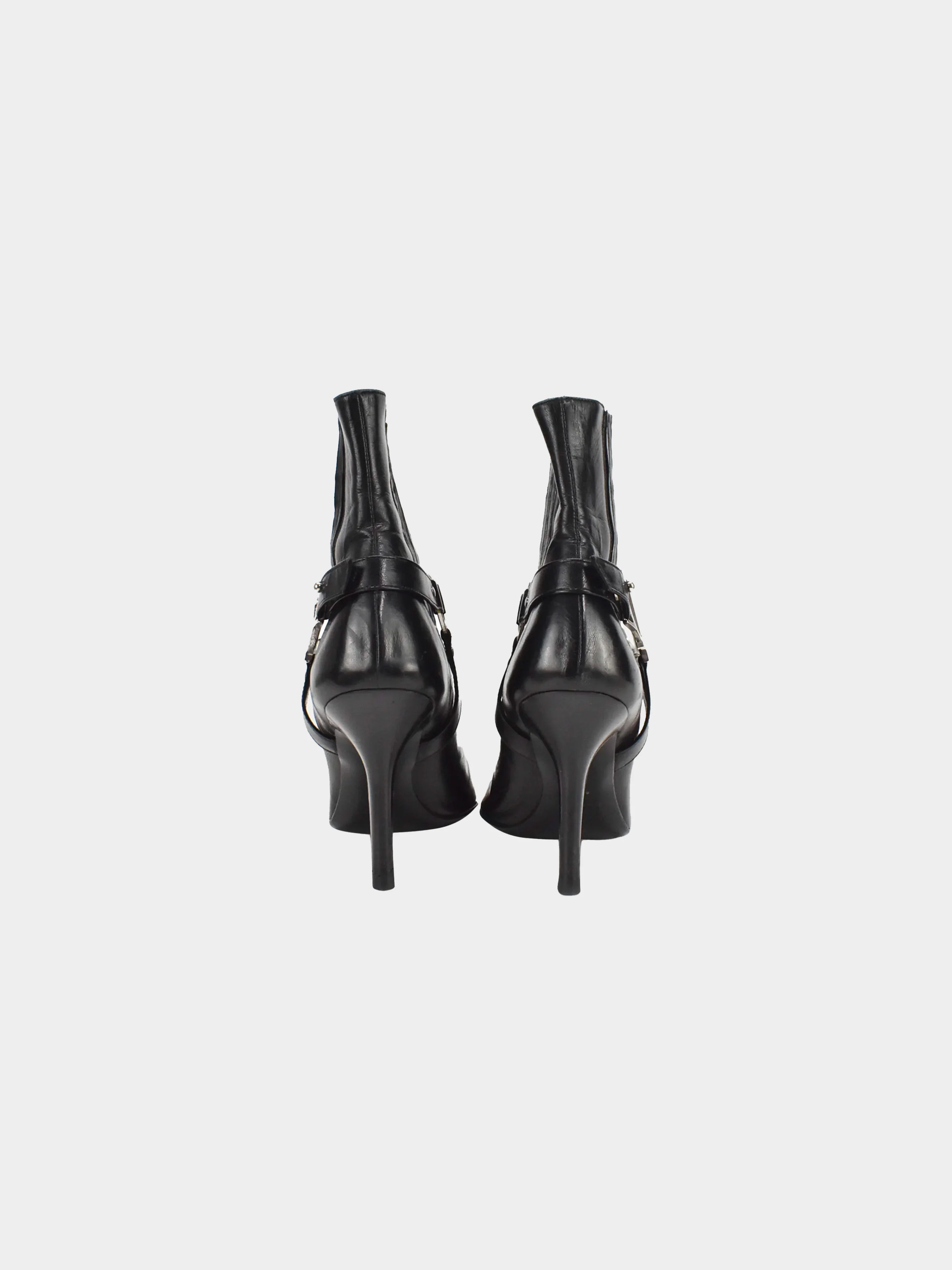 Christian Dior 2000s Leather Biker Boots - Image 3
