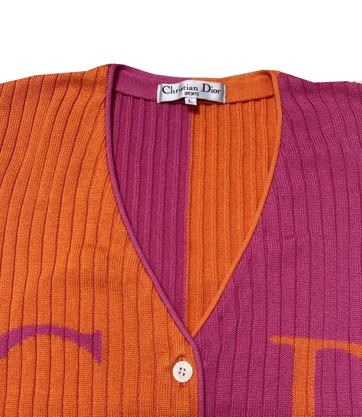 Christian Dior 2000s Multi CD Knit Vest - Image 2
