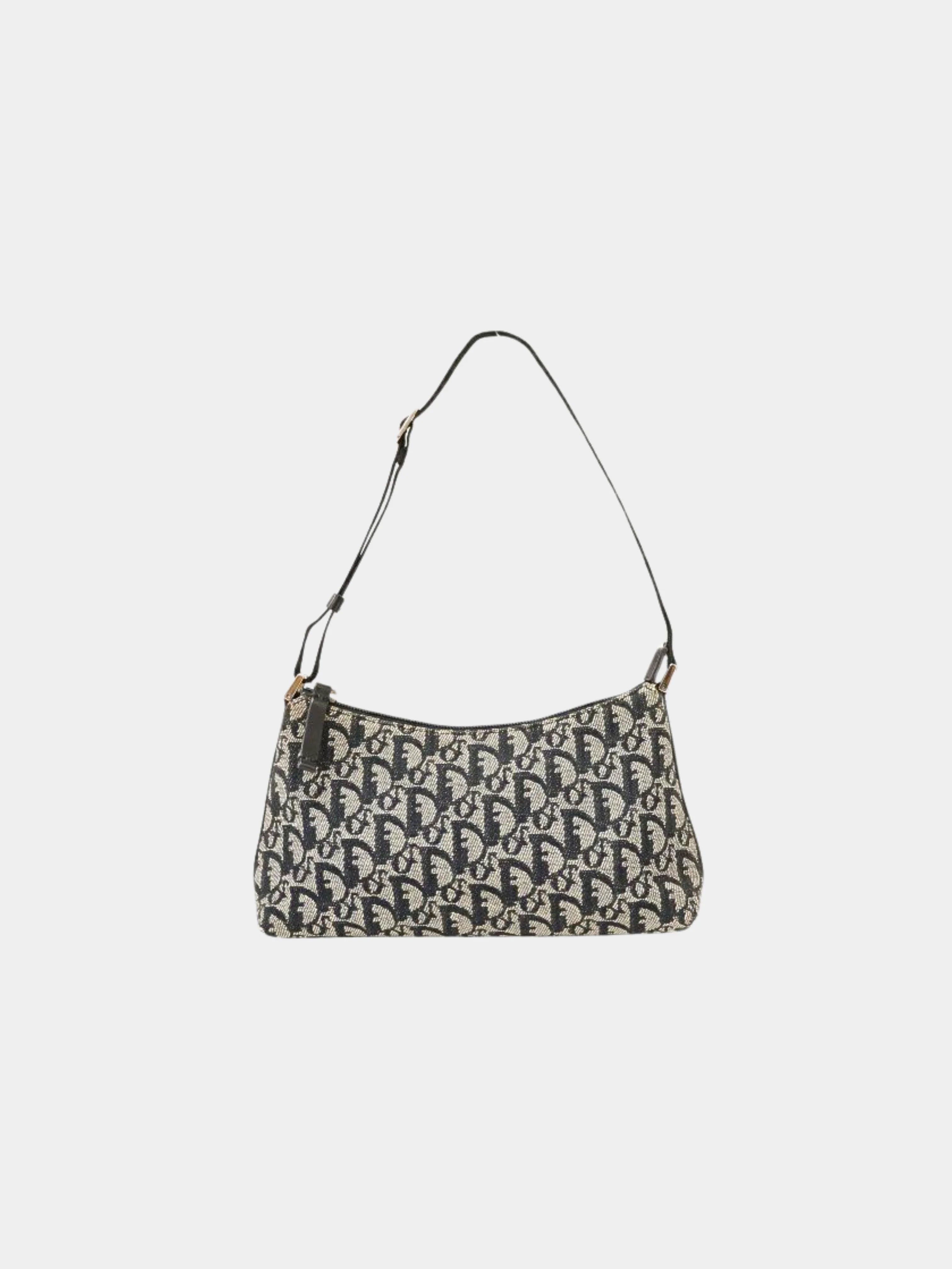 Christian Dior 2000s Navy Trotter Shoulder Bag - Image 2