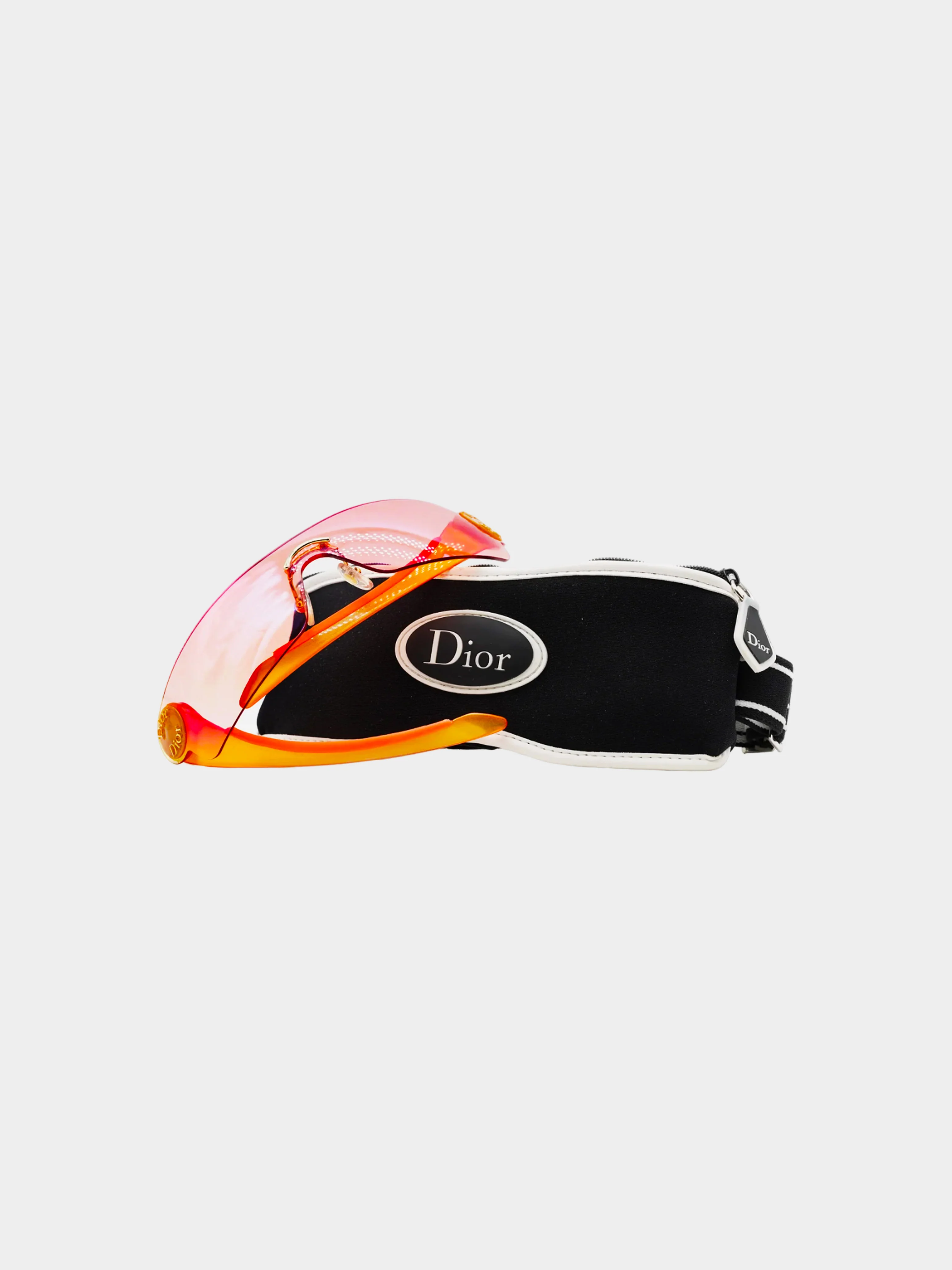 Christian Dior 2000s Orange Schlack 2 Sunglasses - Image 4