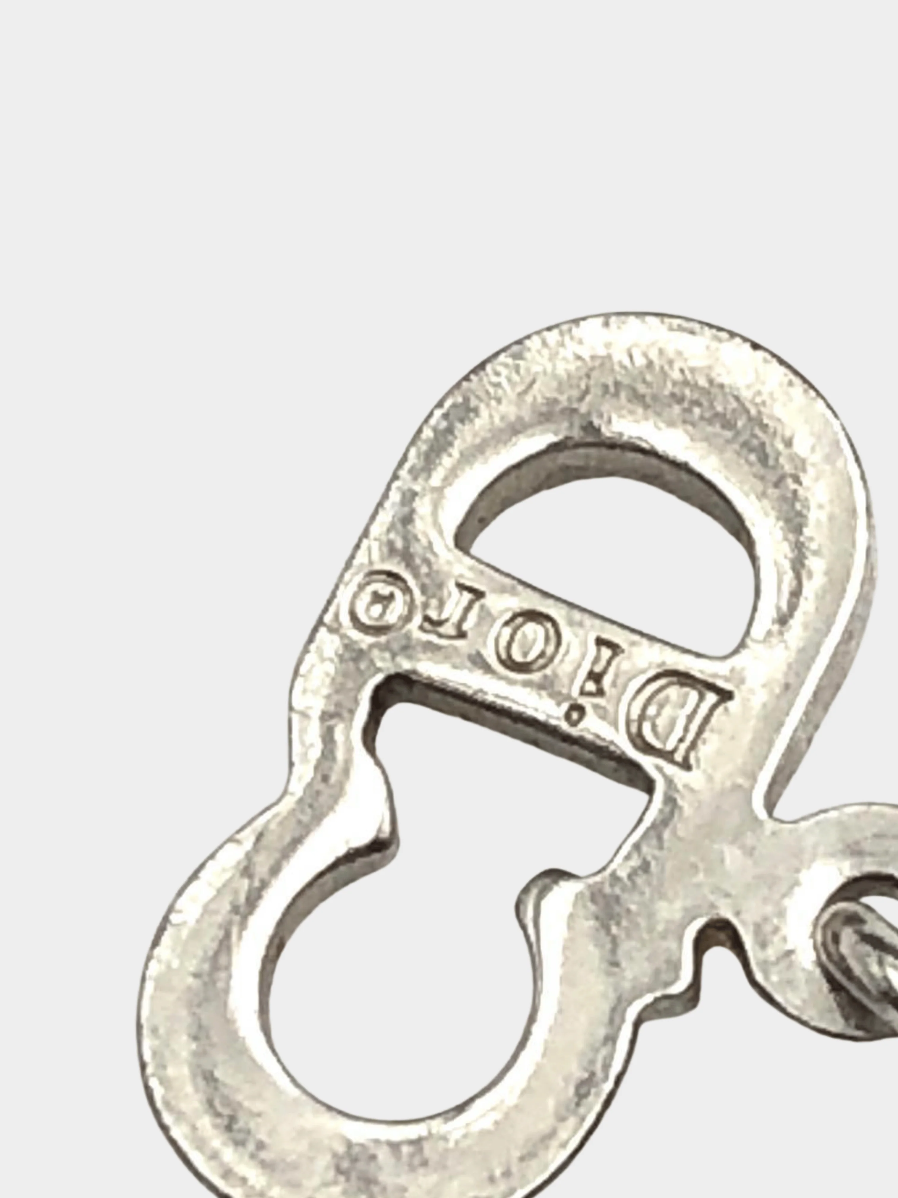 Christian Dior 2000s Silver 'D' Logo Charm Bracelet - Image 5
