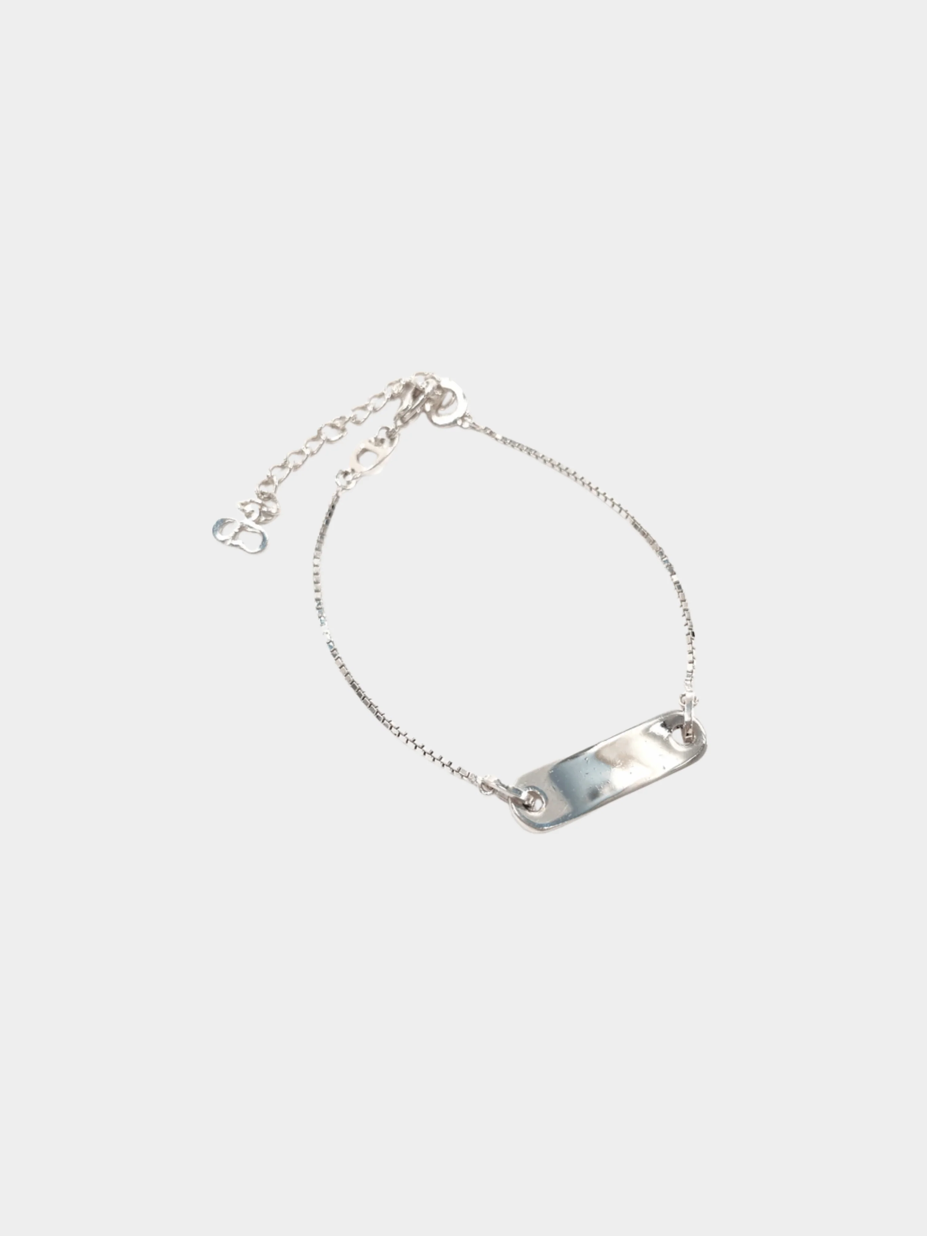 Christian Dior 2000s Silver Plate Bracelet - Image 2