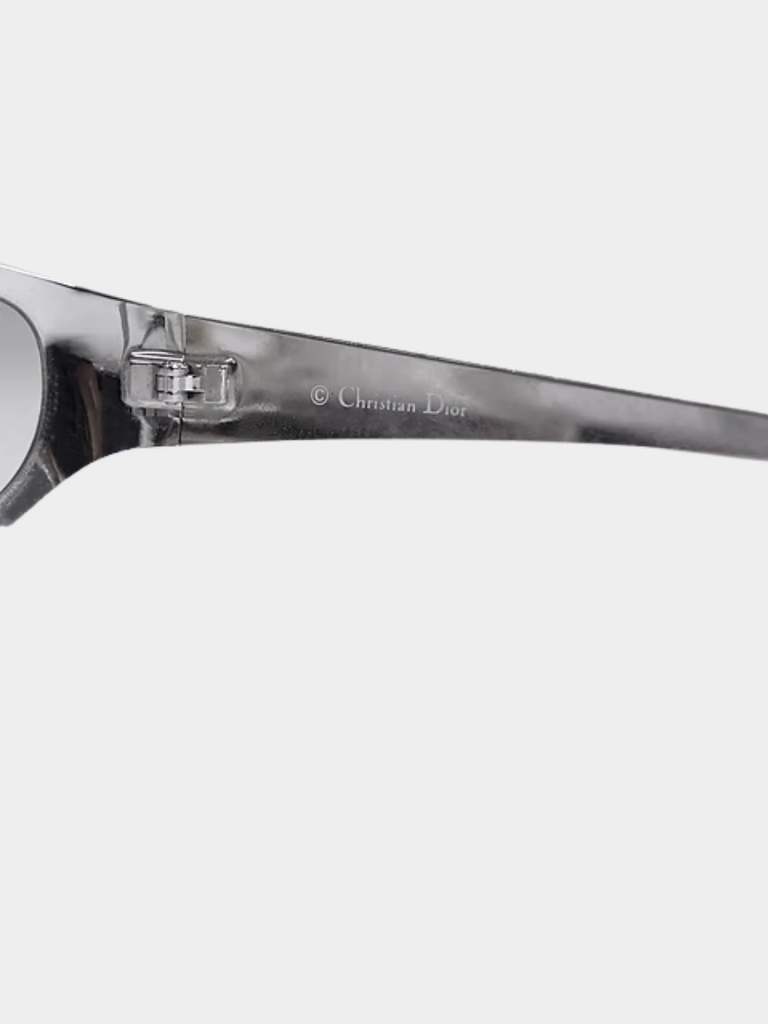 Christian Dior 2000s Silver Safety Sunglasses - Image 6
