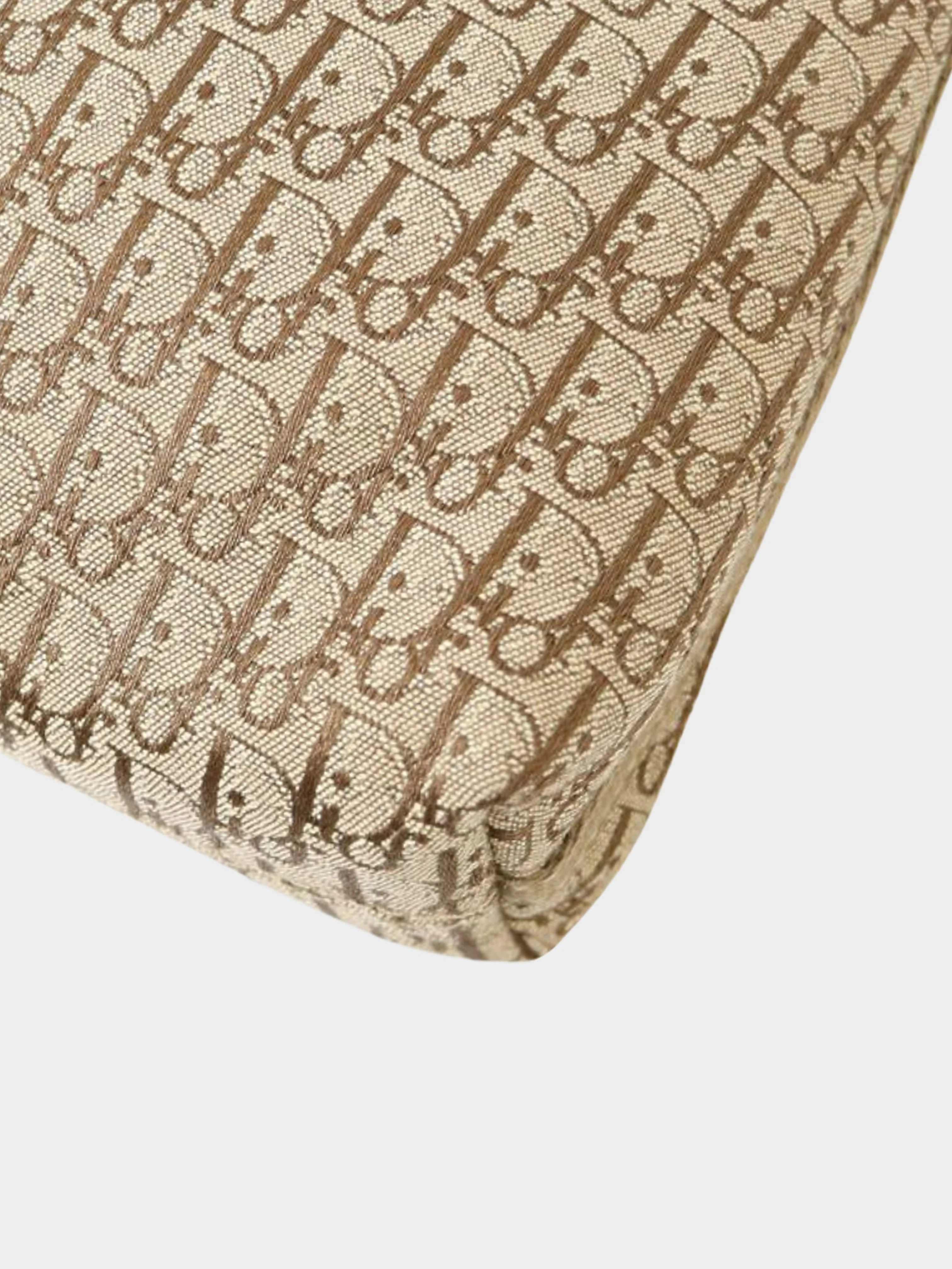 Christian Dior 2004 Brown Monogram Trotter Pattern One-Shoulder Bag - Image 5