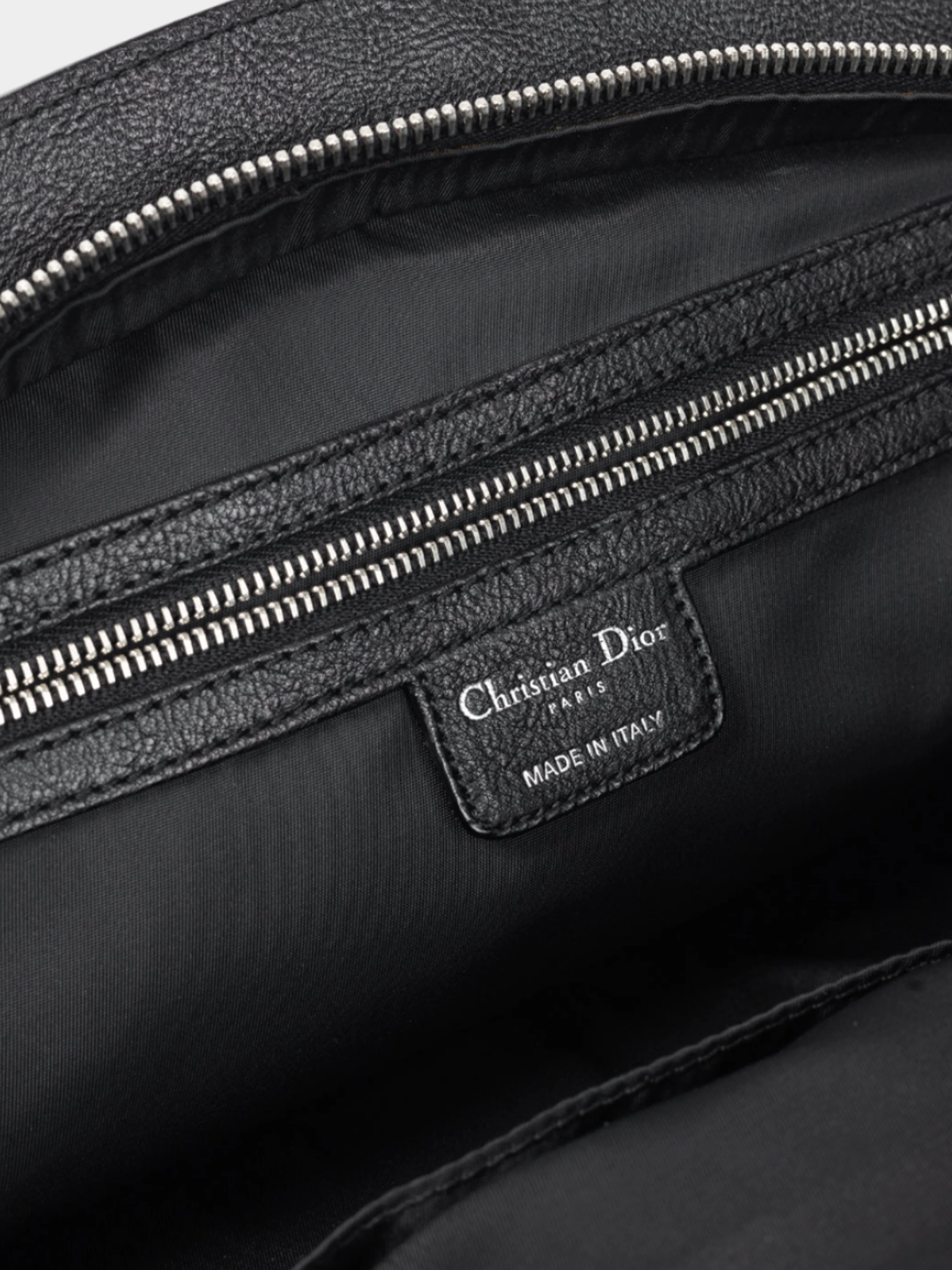 Christian Dior 2006 Black My Dior Logo-Jacquard Frame Bag - Image 8