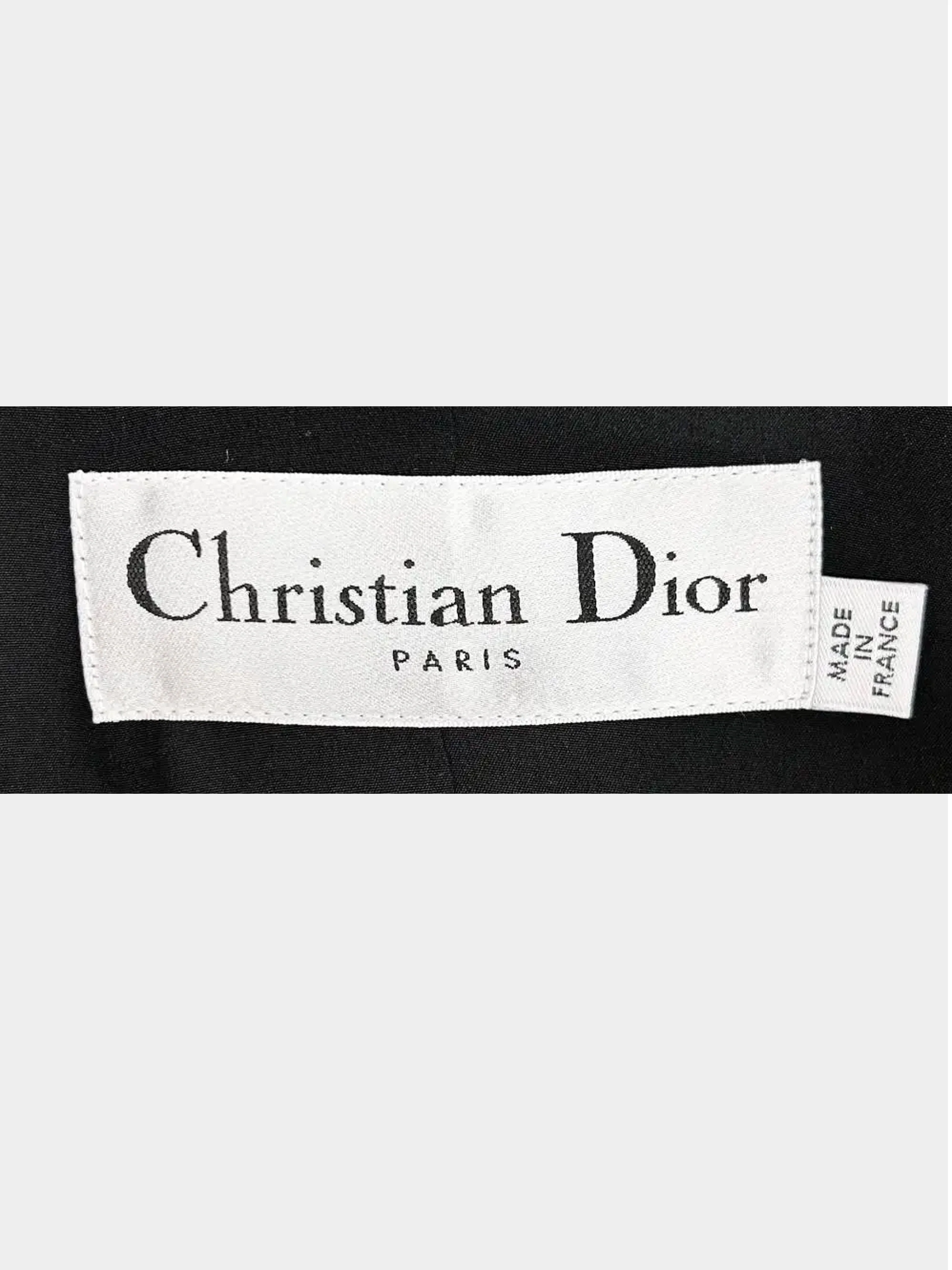 Christian Dior 2010s Beige and Black Check Jacket - Image 3